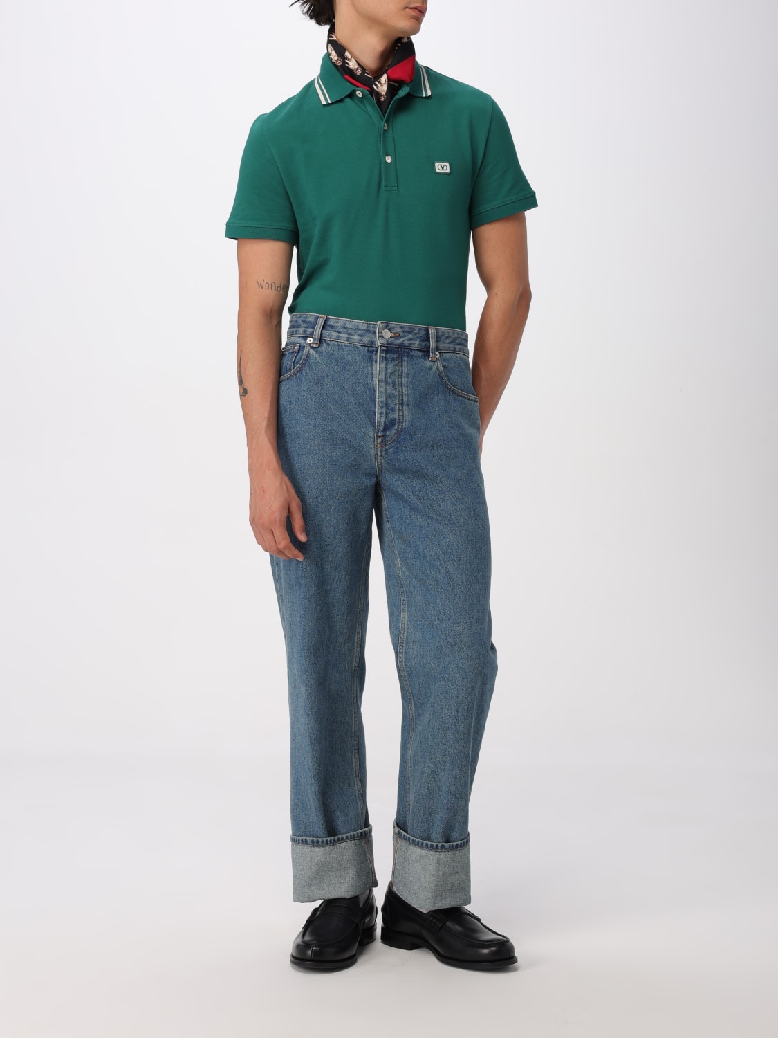 VALENTINO POLO: Polo herren Valentino, Grün - Img 2