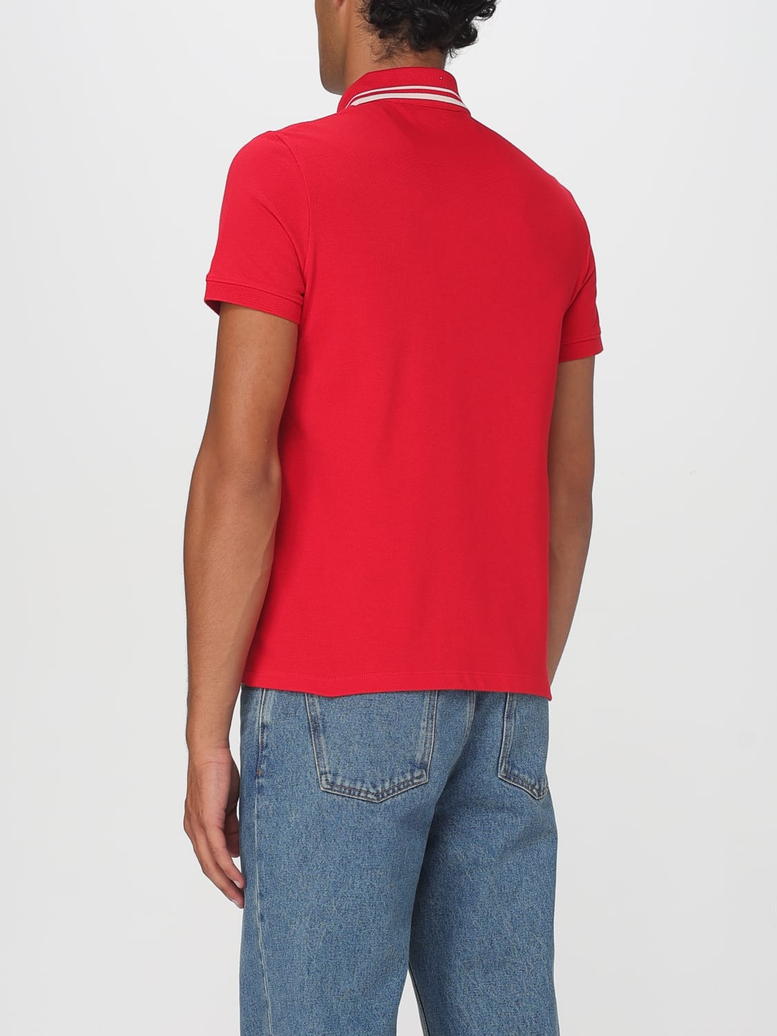 VALENTINO POLO: Polo Valentino in cotone , Rosso - Img 2