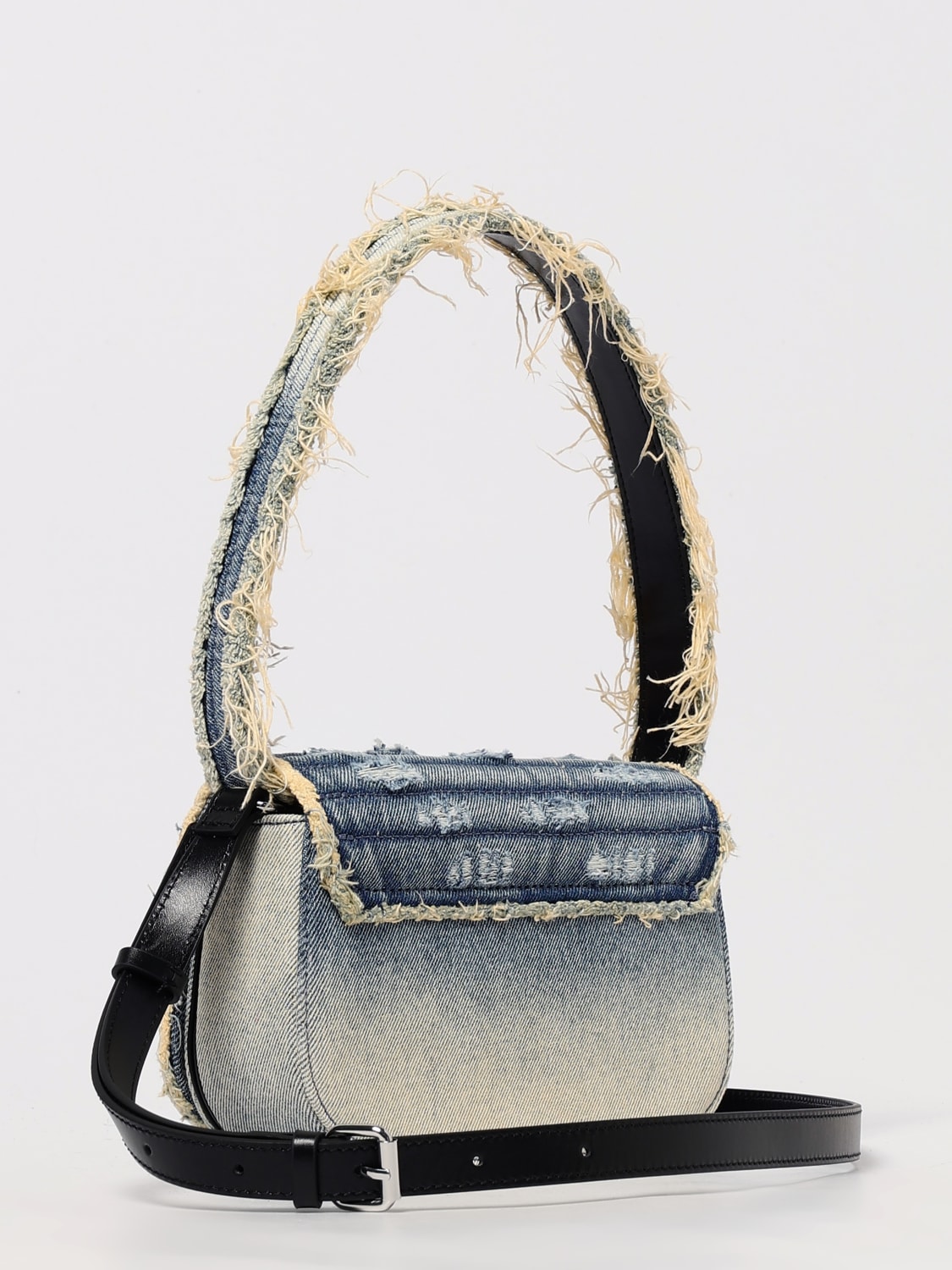 DIESEL MINI BAG: Shoulder bag woman Diesel, Gnawed Blue - Img 2