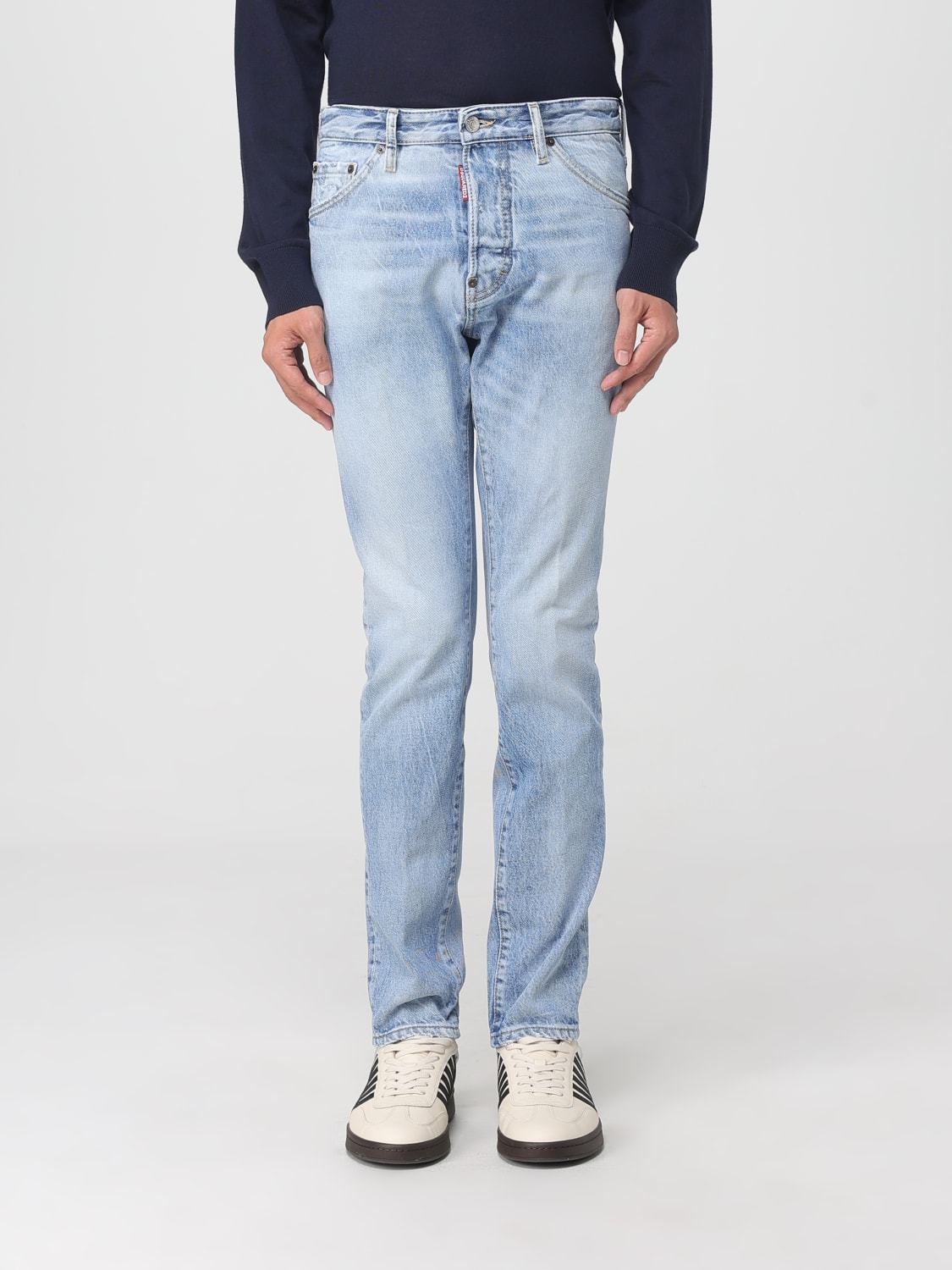 DSQUARED2 JEANS: Jeans men Dsquared2, Blue - Img 1
