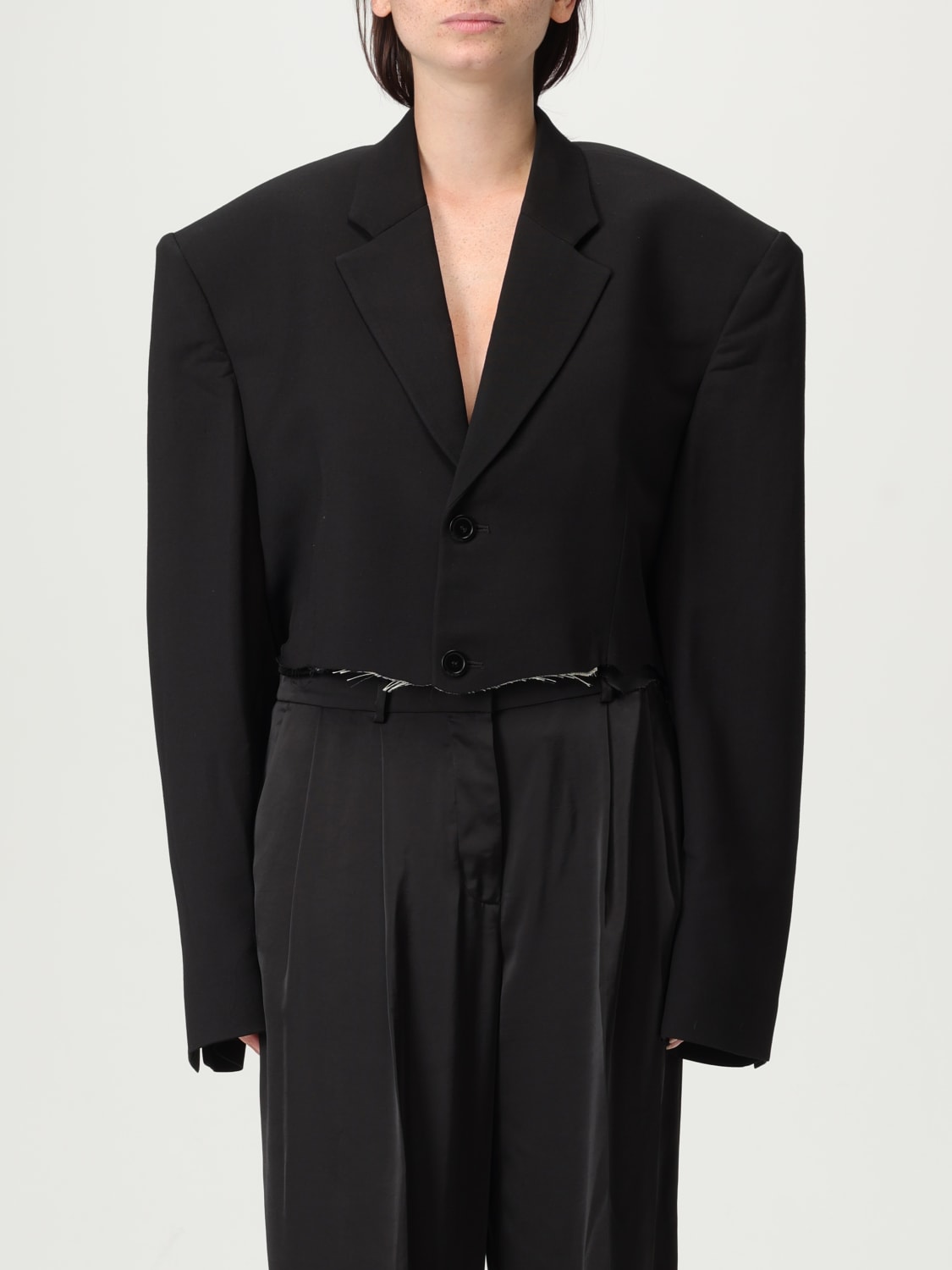 BALENCIAGA JACKET: Blazer woman Balenciaga, Black - Img 1