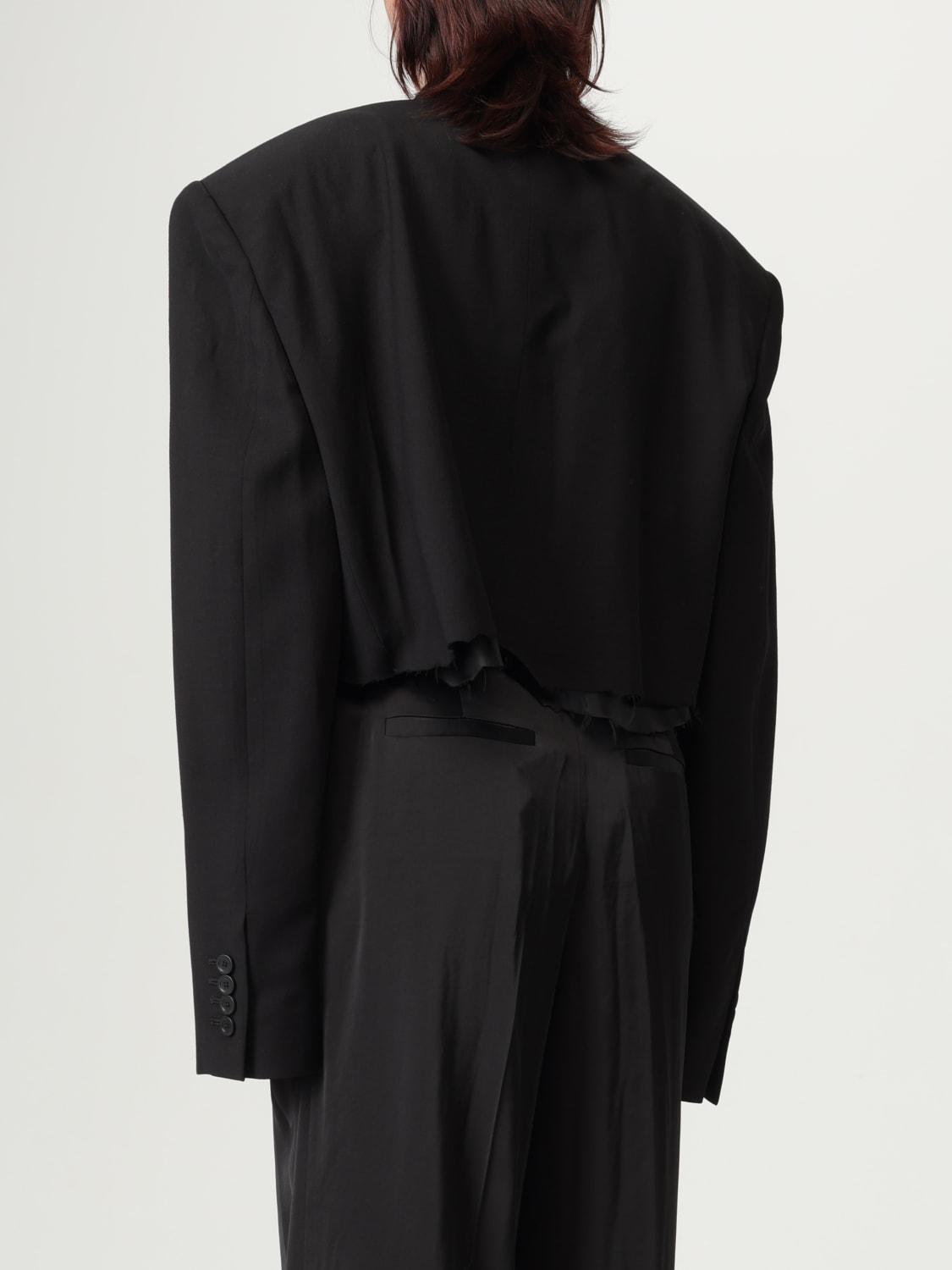 BALENCIAGA JACKET: Blazer woman Balenciaga, Black - Img 3