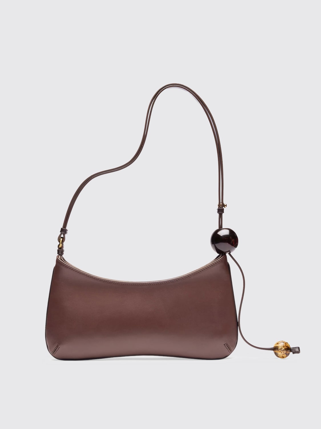 JACQUEMUS SCHULTERTASCHE: Schultertasche damen Jacquemus, Braun - Img 2