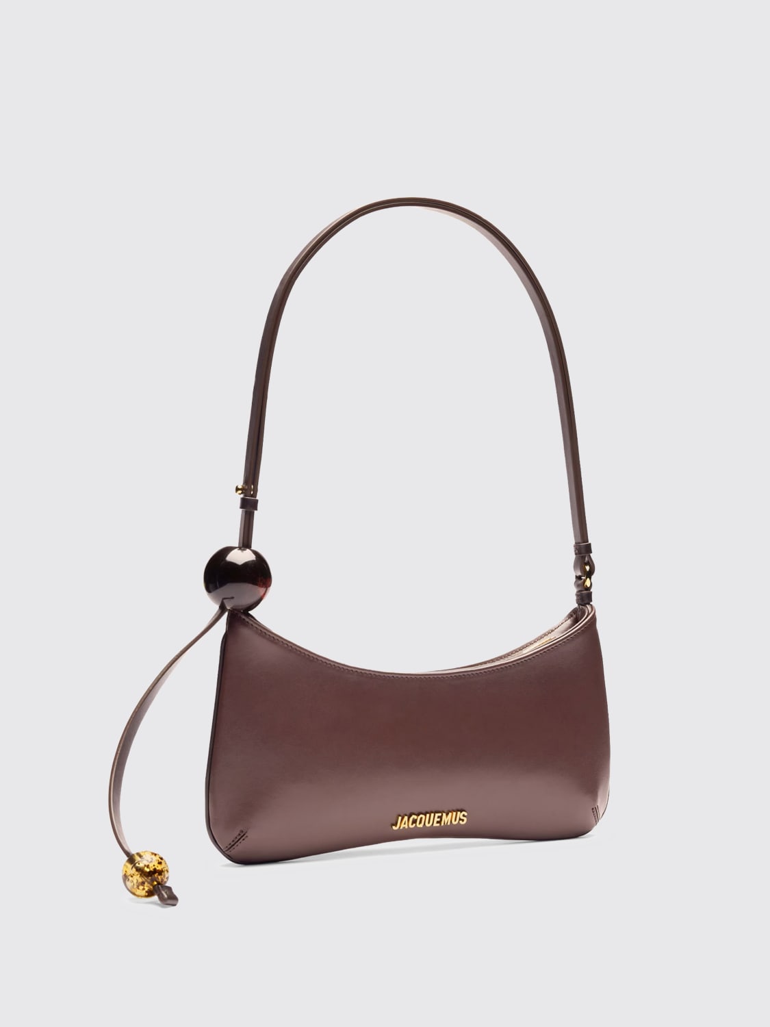 JACQUEMUS SCHULTERTASCHE: Schultertasche damen Jacquemus, Braun - Img 3
