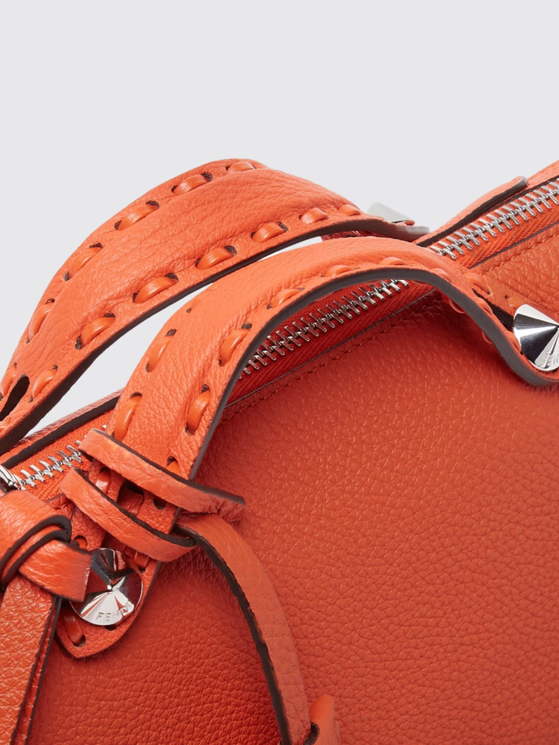 FENDI MINI BAG: Shoulder bag woman Fendi, Red - Img 4