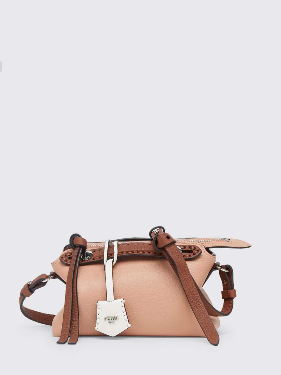 FENDI MINI BAG: Shoulder bag woman Fendi, Nude - Img 1