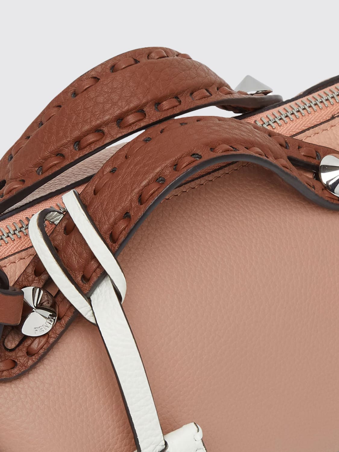 FENDI MINI BAG: Shoulder bag woman Fendi, Nude - Img 4