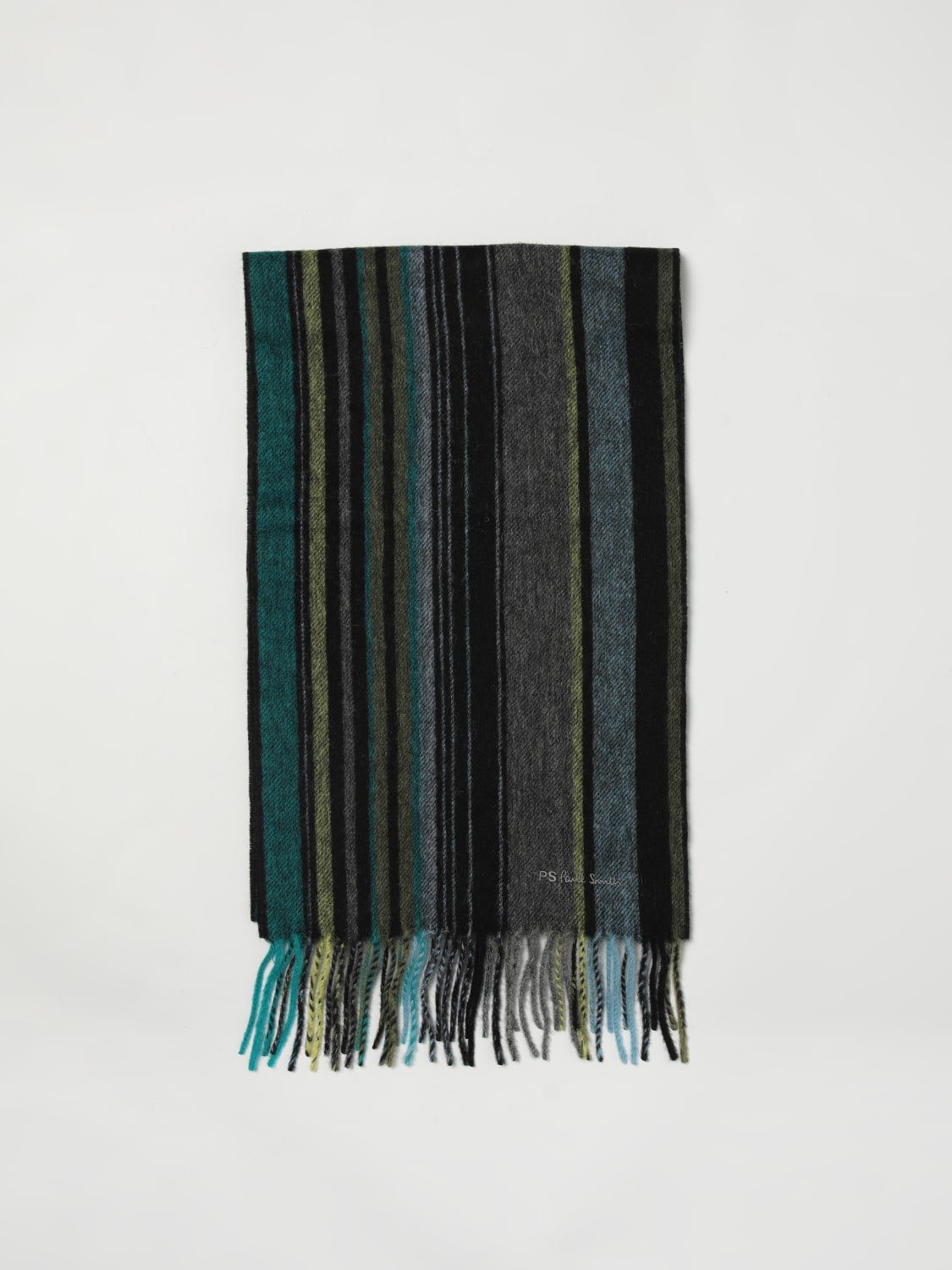 PS PAUL SMITH SCARF: Scarf men Ps Paul Smith, Black - Img 1