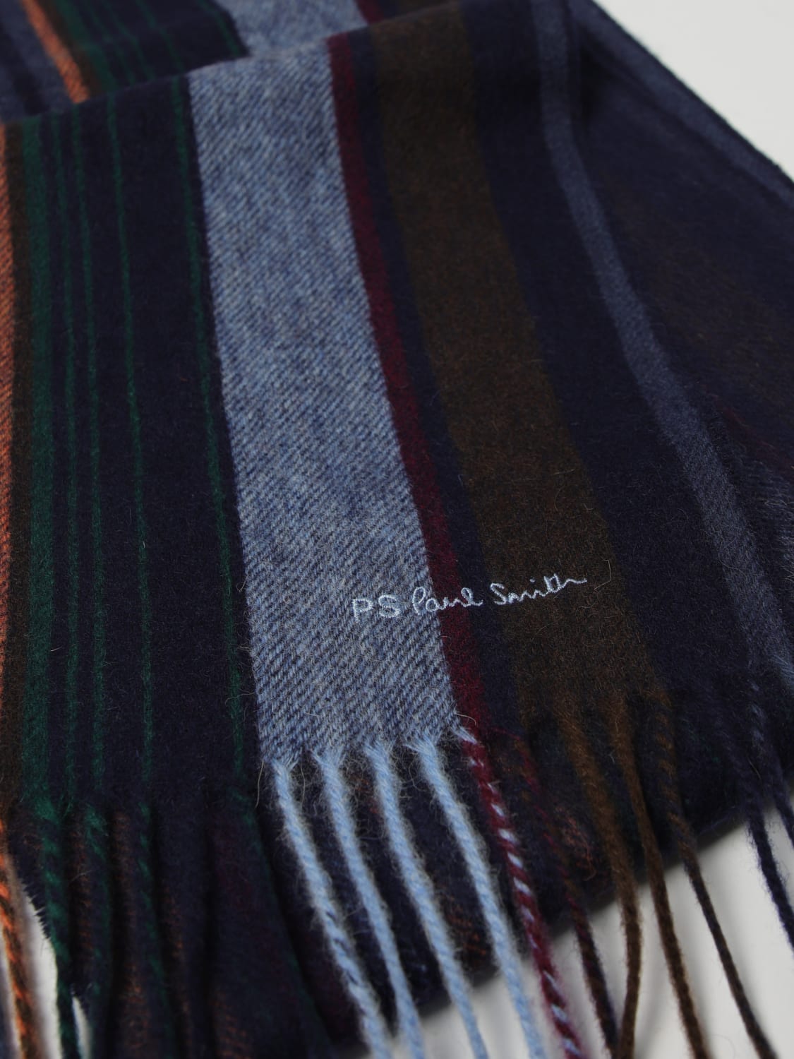 PS PAUL SMITH SCHAL: Schal herren Ps Paul Smith, Blau - Img 3