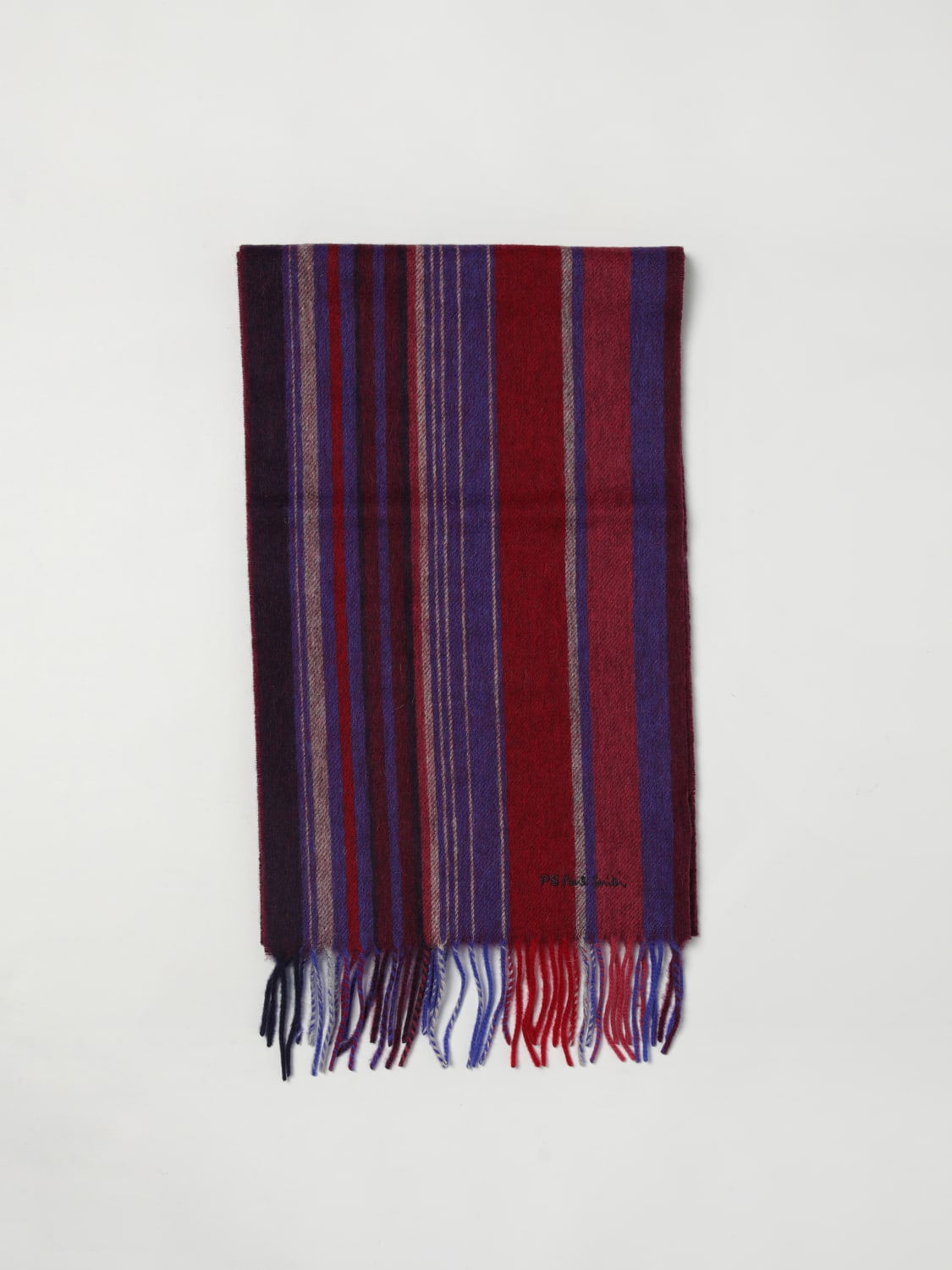 PS PAUL SMITH SCARF: Scarf men Ps Paul Smith, Burgundy - Img 1