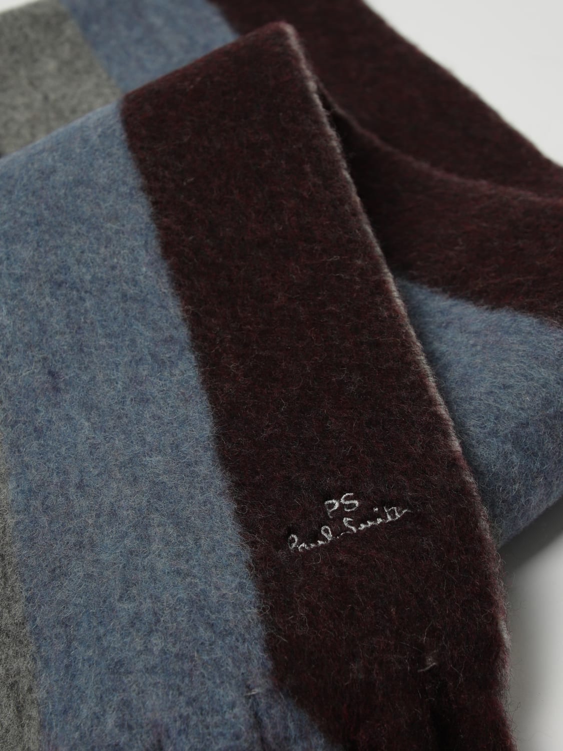 PS PAUL SMITH BUFANDA: Bufanda hombre Ps Paul Smith, Negro - Img 3