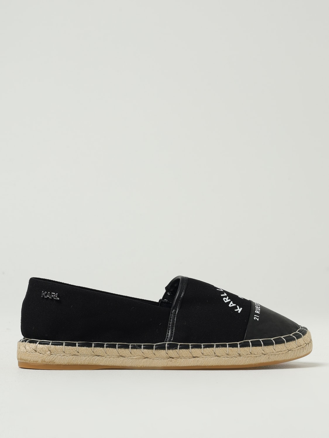KARL LAGERFELD ESPADRILLE: Espadrilles woman Karl Lagerfeld, Black - Img 1