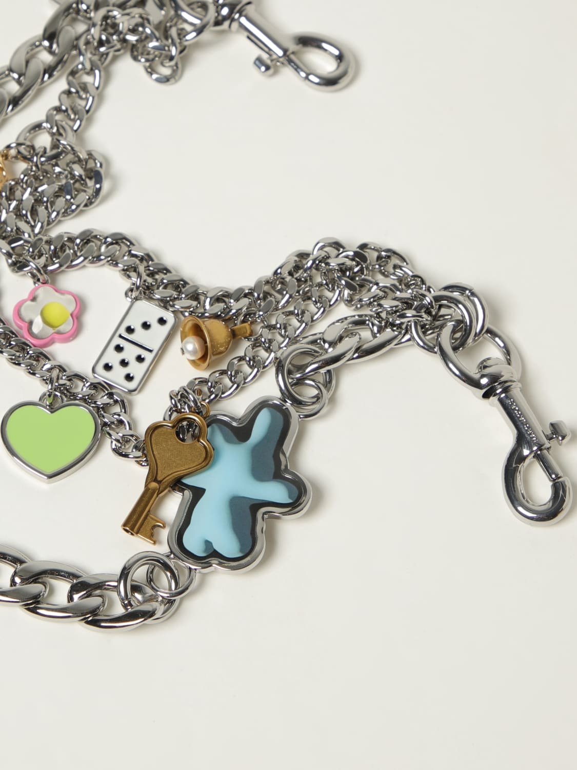 MARC JACOBS SHOULDER STRAP: Shoulder strap woman Marc Jacobs, Silver - Img 3