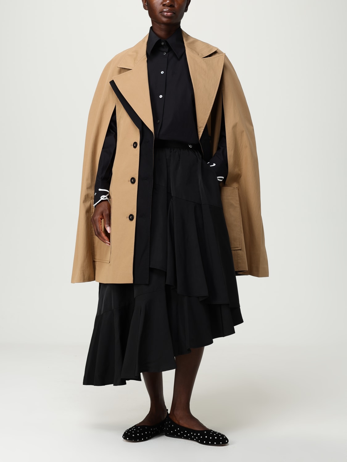 KARL LAGERFELD HEMDBLUSE: Hemdbluse damen Karl Lagerfeld, Schwarz - Img 2