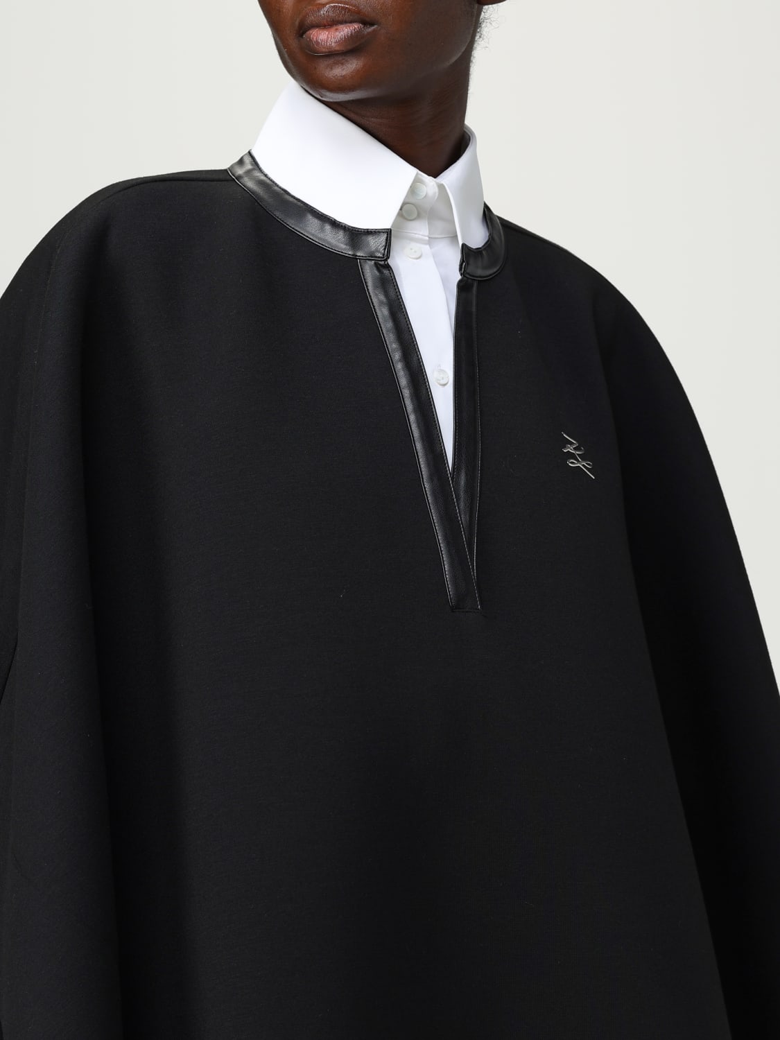 KARL LAGERFELD MANTEL: Pelerine damen Karl Lagerfeld, Schwarz - Img 5