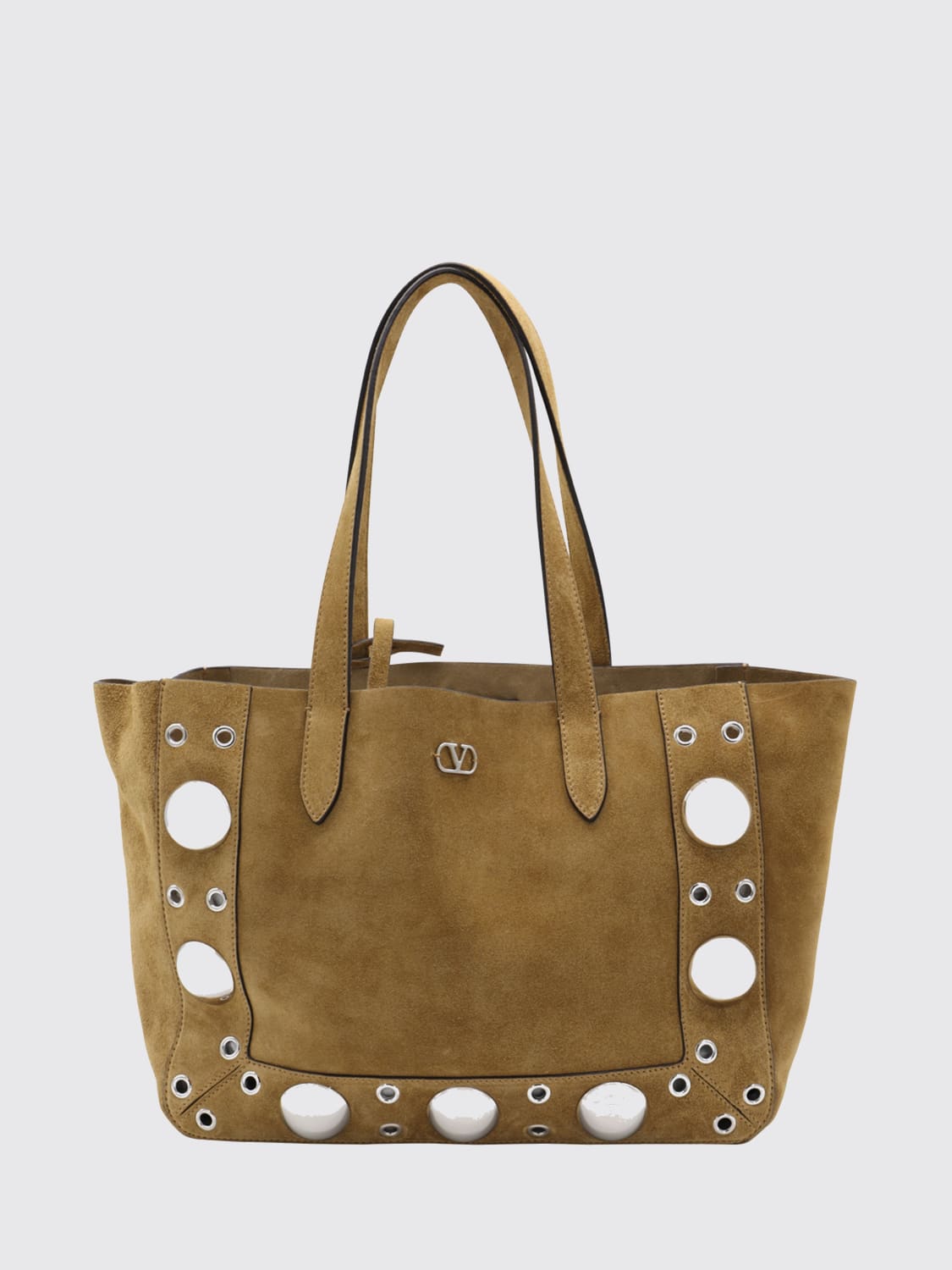 VALENTINO GARAVANI SHOULDER BAG: Shoulder bag woman Valentino Garavani, Beige - Img 1