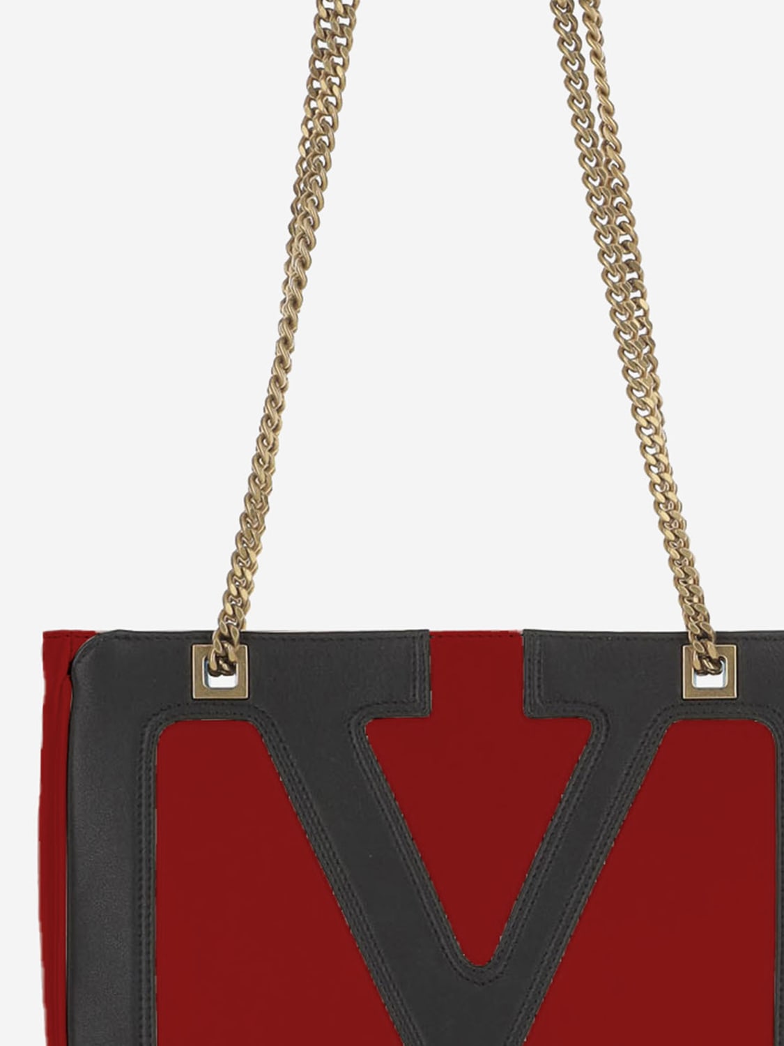VALENTINO GARAVANI SCHULTERTASCHE: Schultertasche damen Valentino Garavani, Rot - Img 4