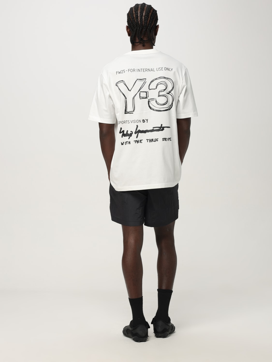 Y-3 T-SHIRT: T-shirt men Y-3, White - Img 2