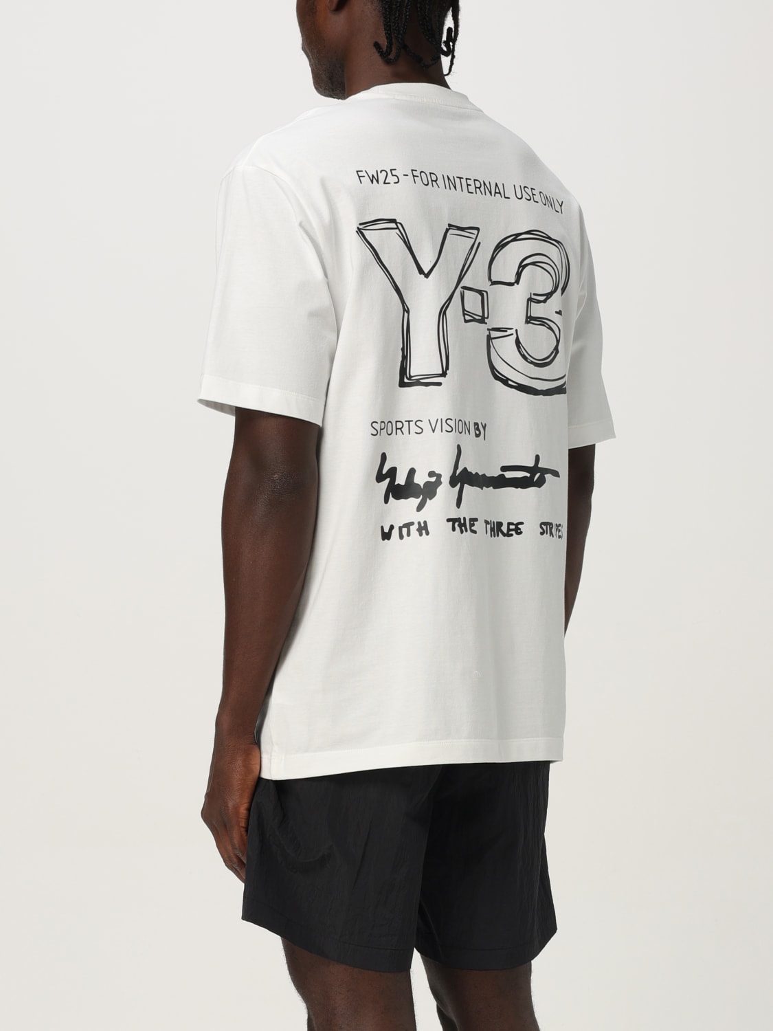 Y-3 T-SHIRT: T-shirt men Y-3, White - Img 3