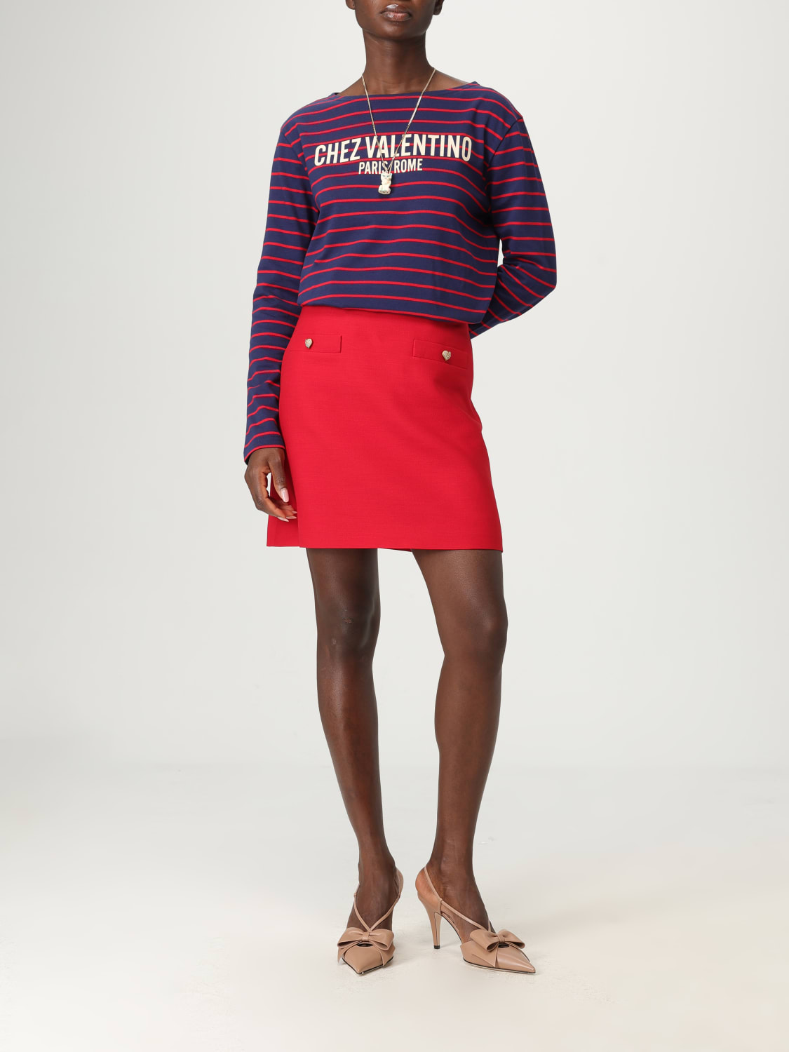 VALENTINO T-SHIRT: T-shirt woman Valentino, Multicolor - Img 2