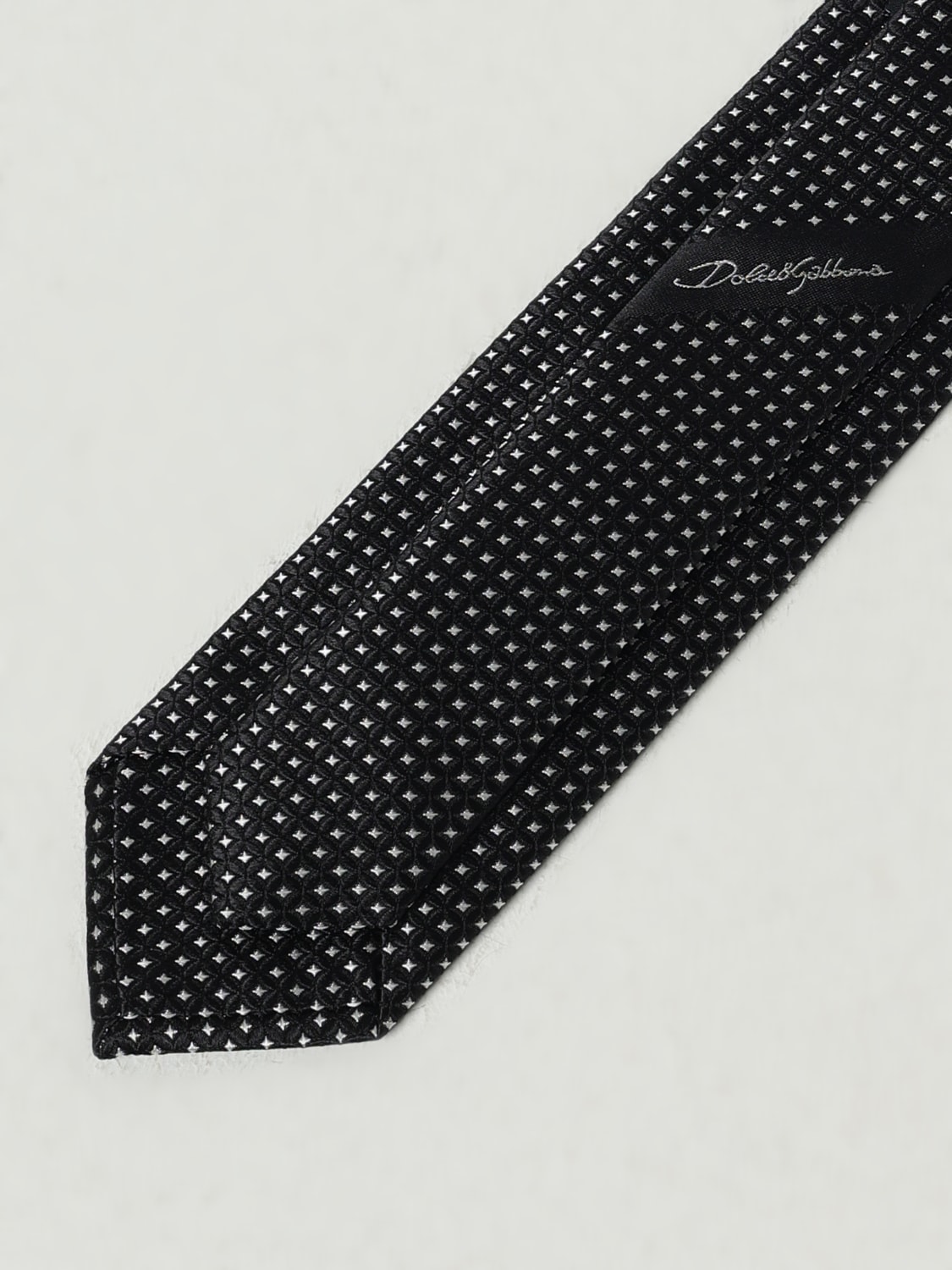 DOLCE & GABBANA TIE: Tie men Dolce & Gabbana, Black - Img 2