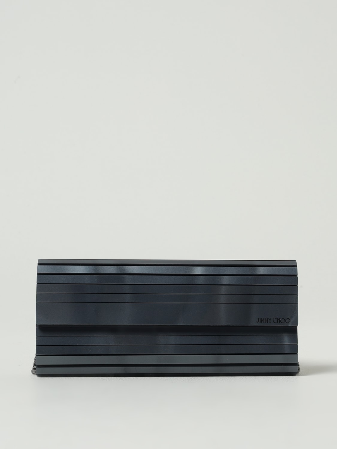 JIMMY CHOO CLUTCH: Handbag woman Jimmy Choo, Grey - Img 1