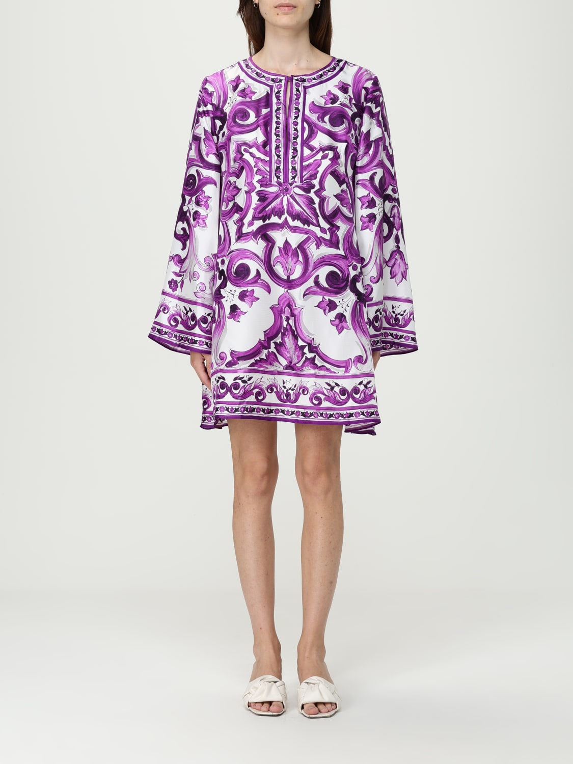 DOLCE & GABBANA DRESS: Dress woman Dolce & Gabbana, Violet - Img 1
