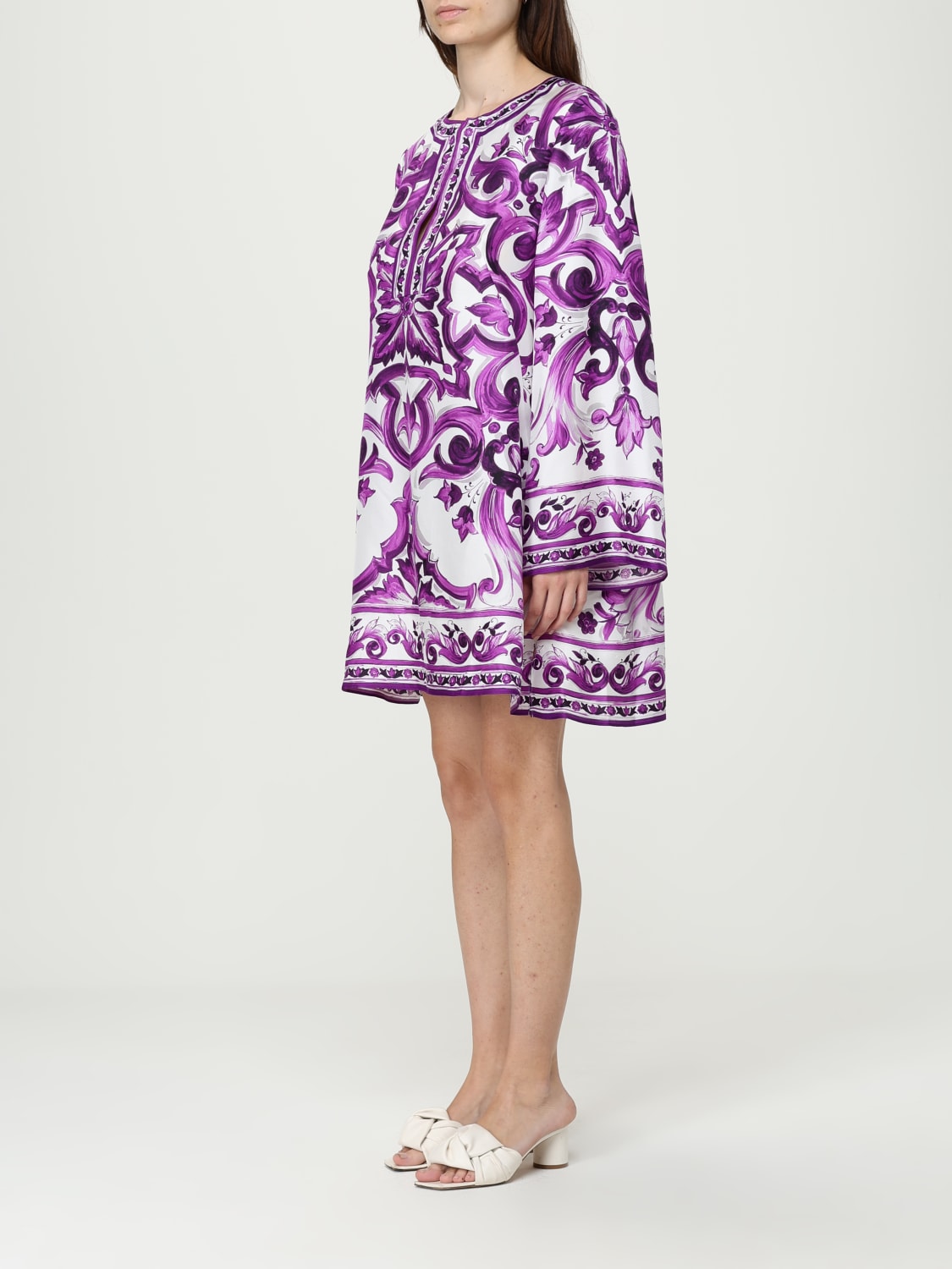DOLCE & GABBANA DRESS: Dress woman Dolce & Gabbana, Violet - Img 4