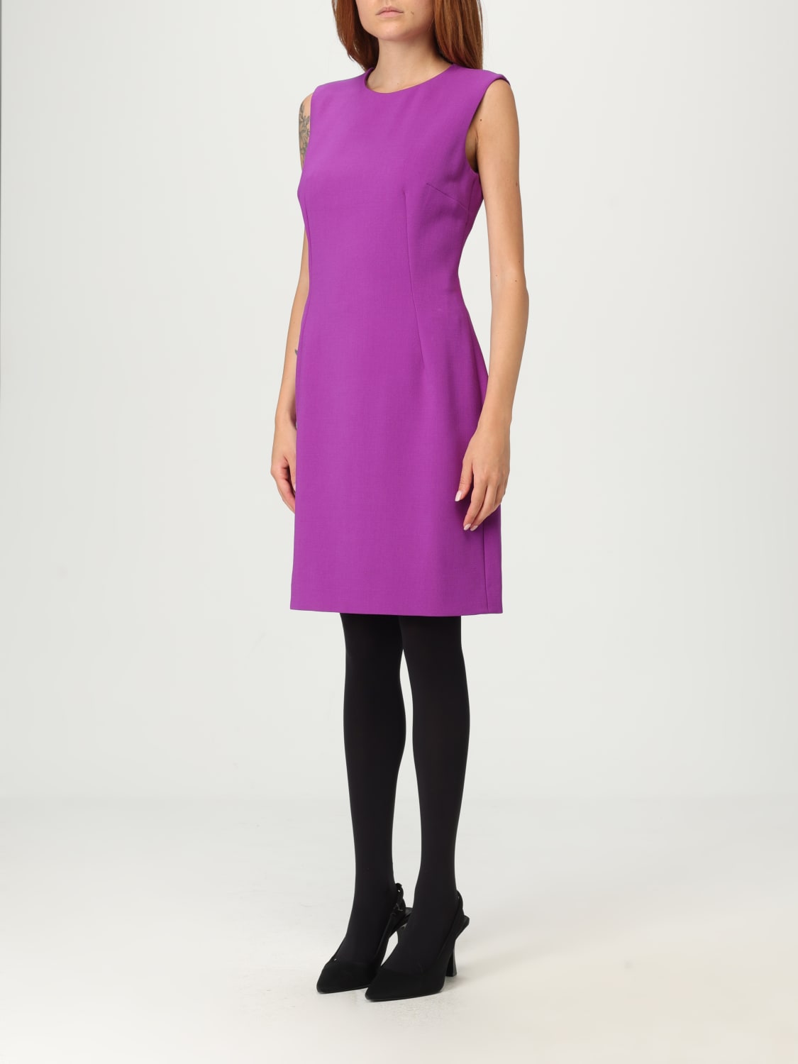 DOLCE & GABBANA ROBE: Robes femme Dolce & Gabbana, Violet - Img 3