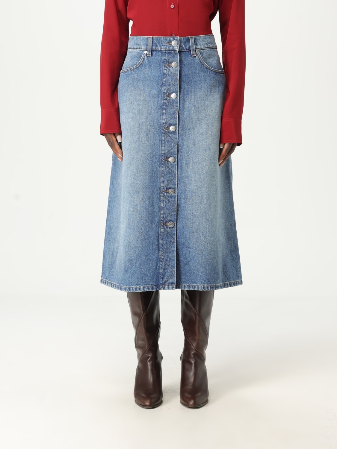 STELLA MCCARTNEY SKIRT: Skirt woman Stella McCartney, Denim - Img 1