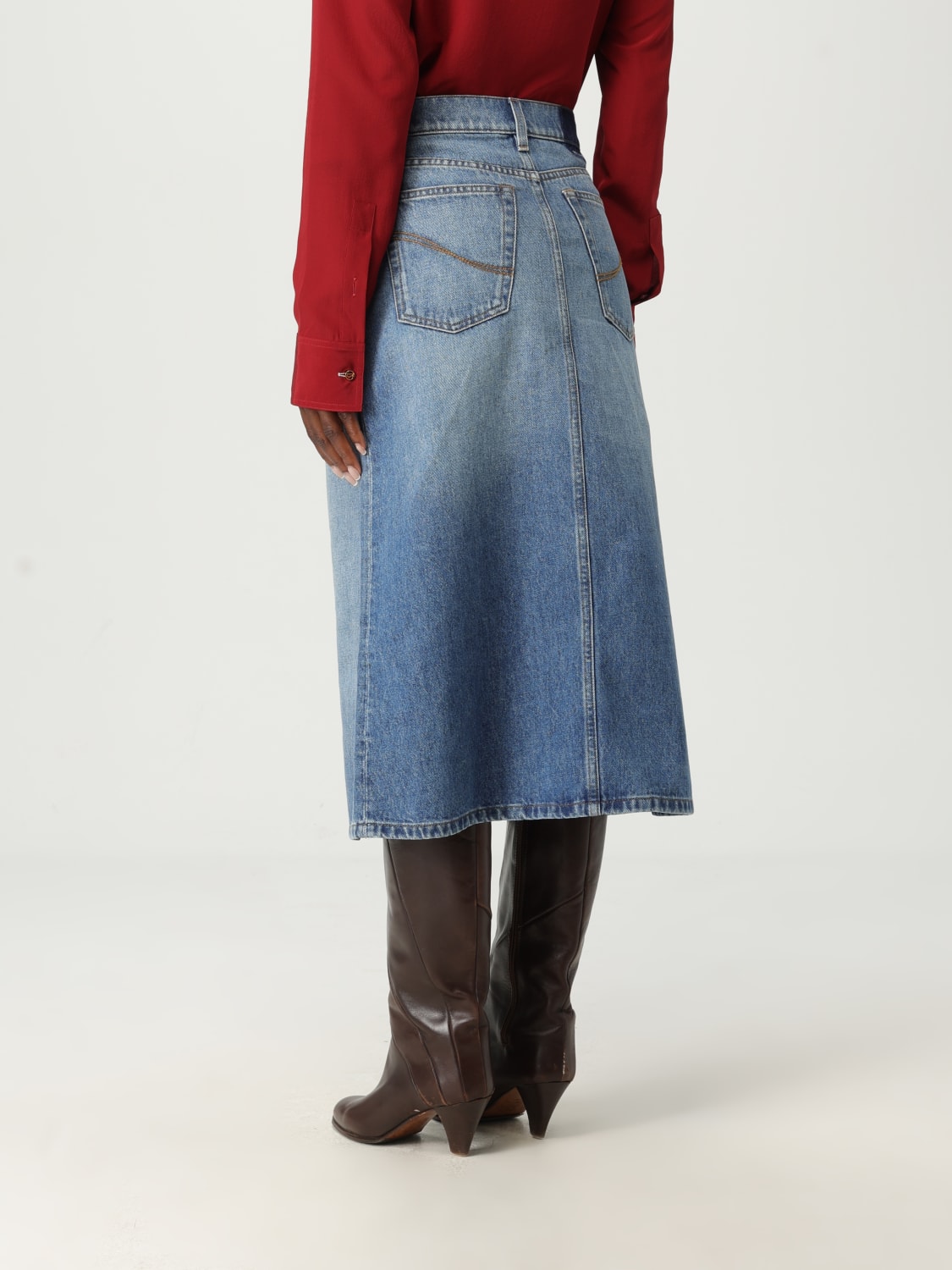 STELLA MCCARTNEY SKIRT: Skirt woman Stella McCartney, Denim - Img 3