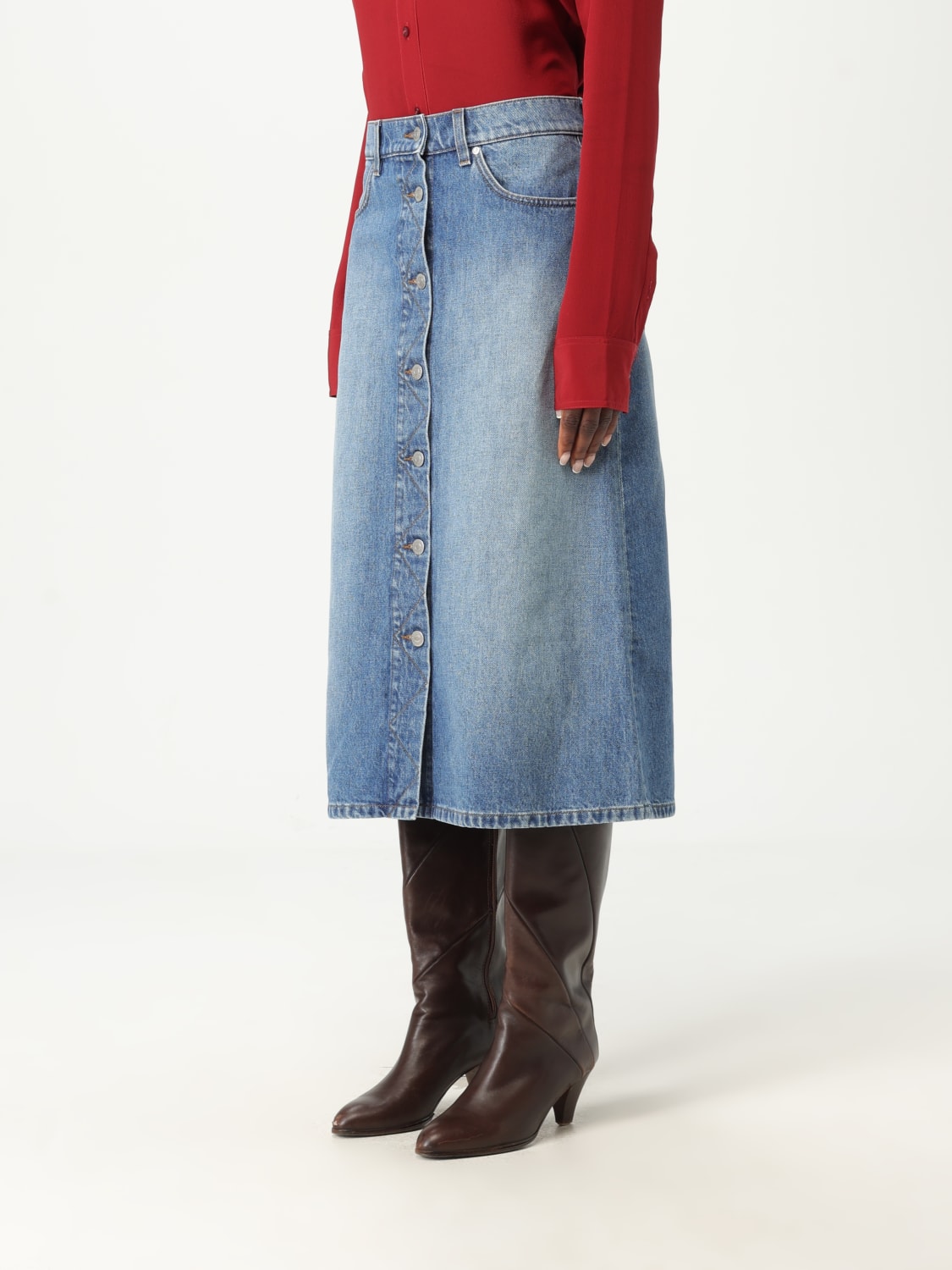 STELLA MCCARTNEY SKIRT: Skirt woman Stella McCartney, Denim - Img 4