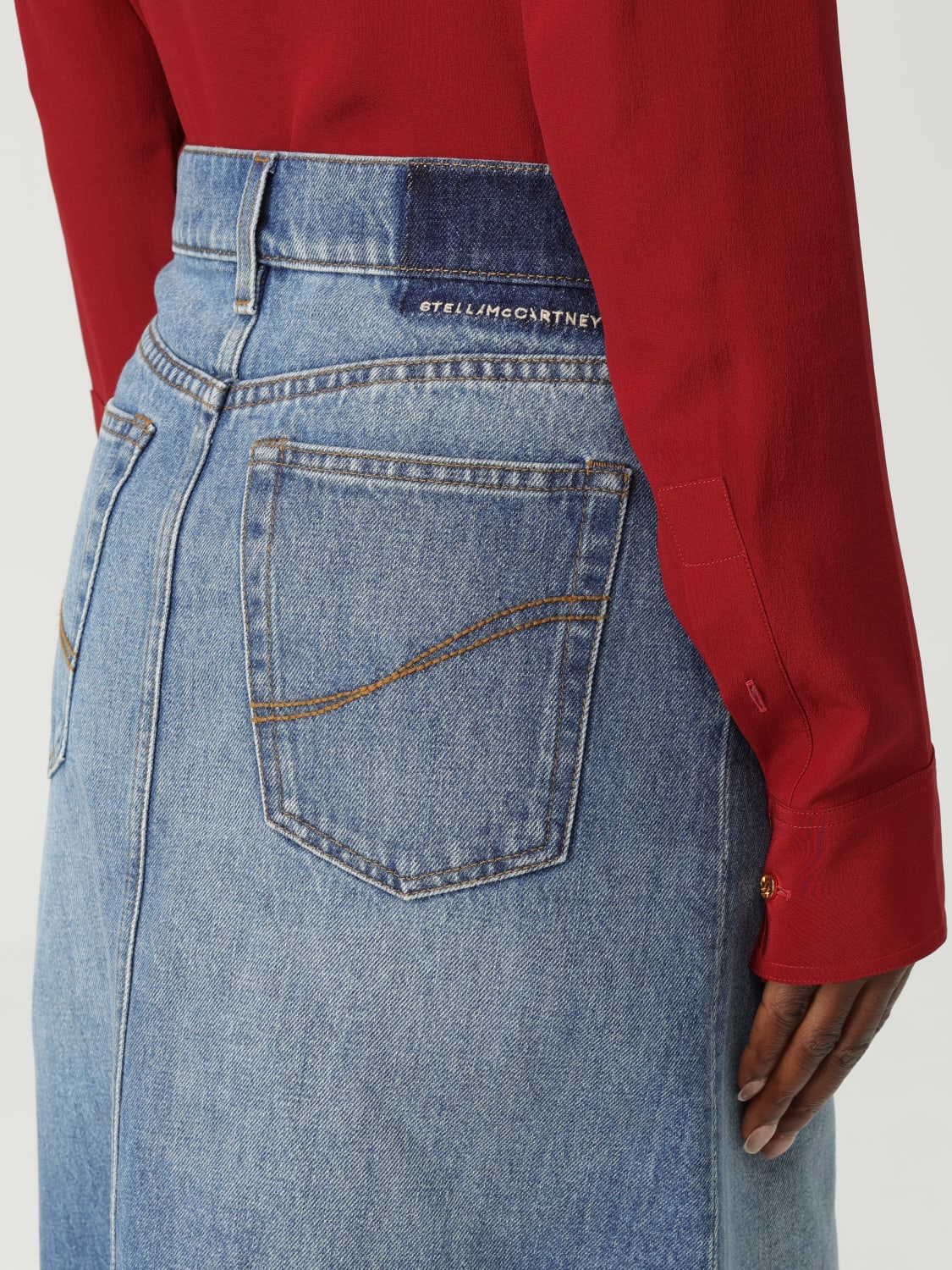 STELLA MCCARTNEY SKIRT: Skirt woman Stella McCartney, Denim - Img 5