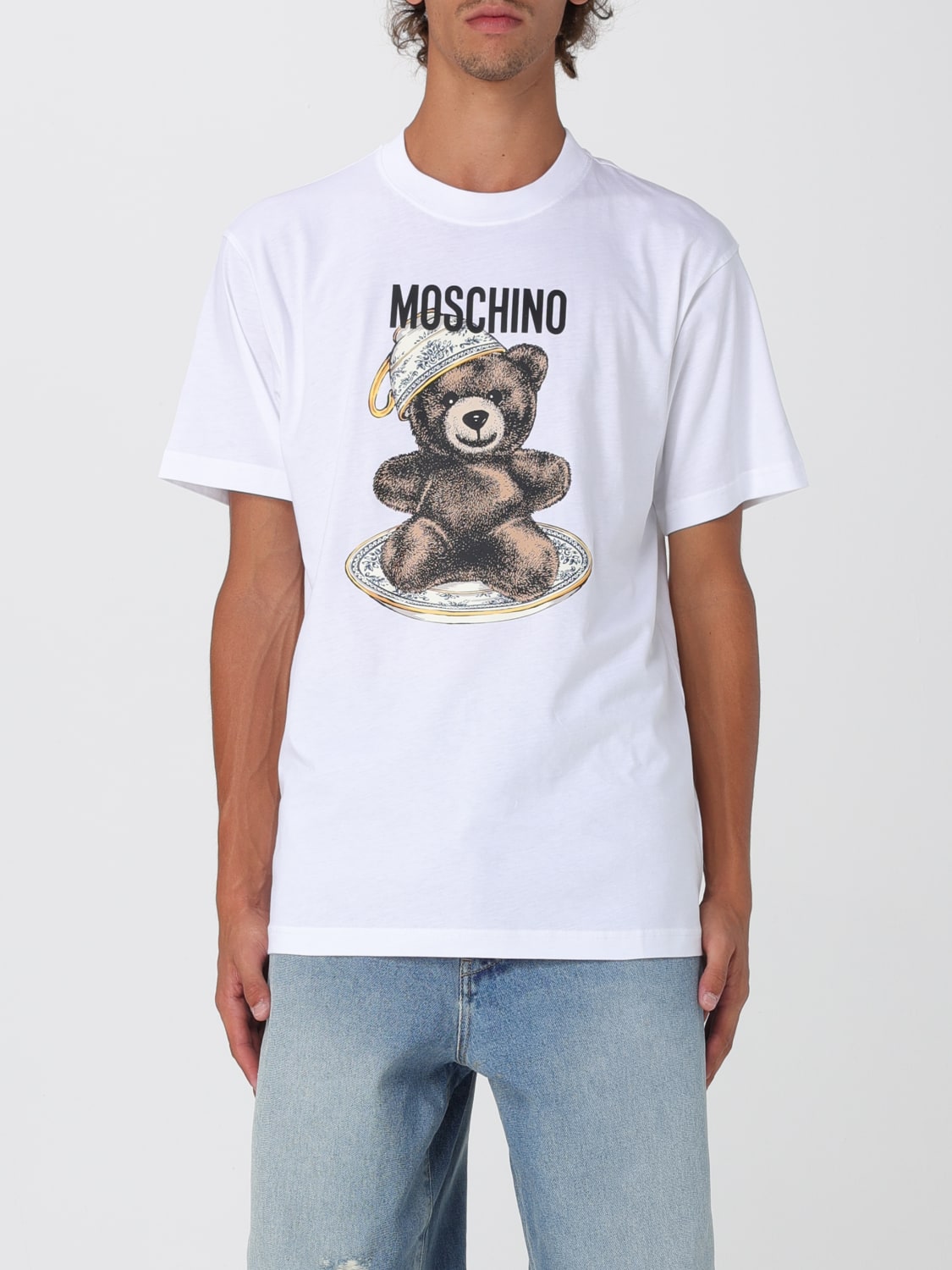 MOSCHINO COUTURE T-SHIRT: T-shirt men Moschino Couture, White - Img 1