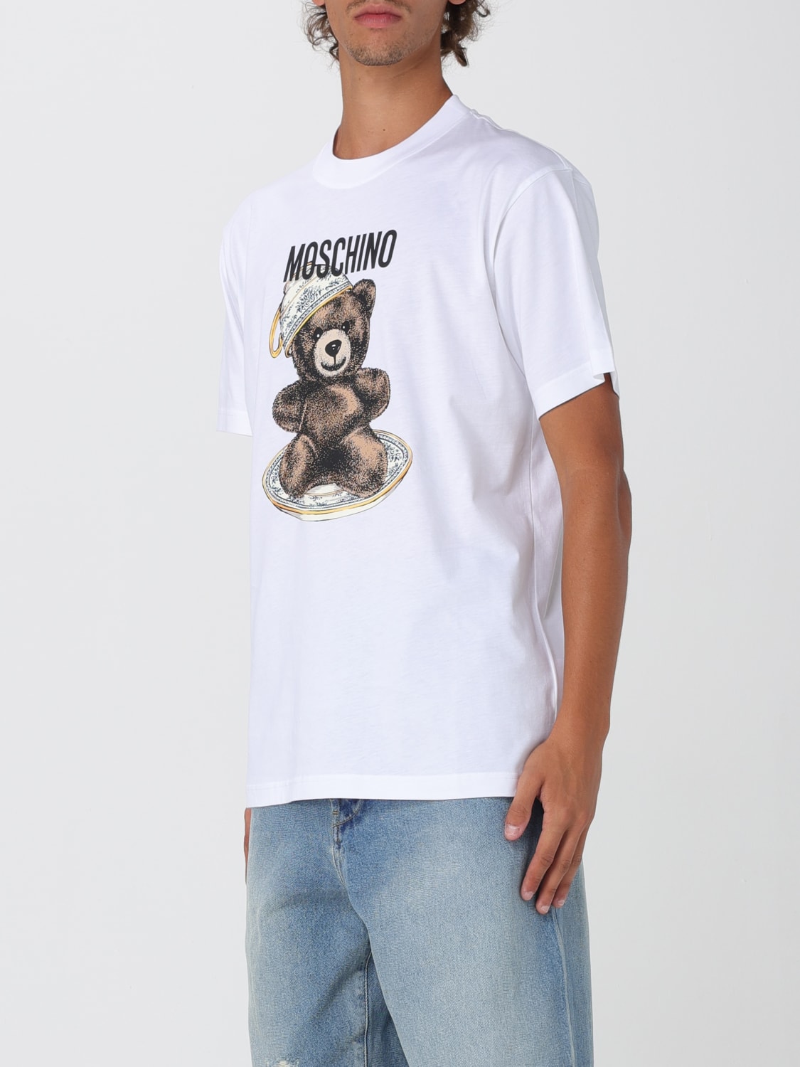 MOSCHINO COUTURE T-SHIRT: T-shirt men Moschino Couture, White - Img 4