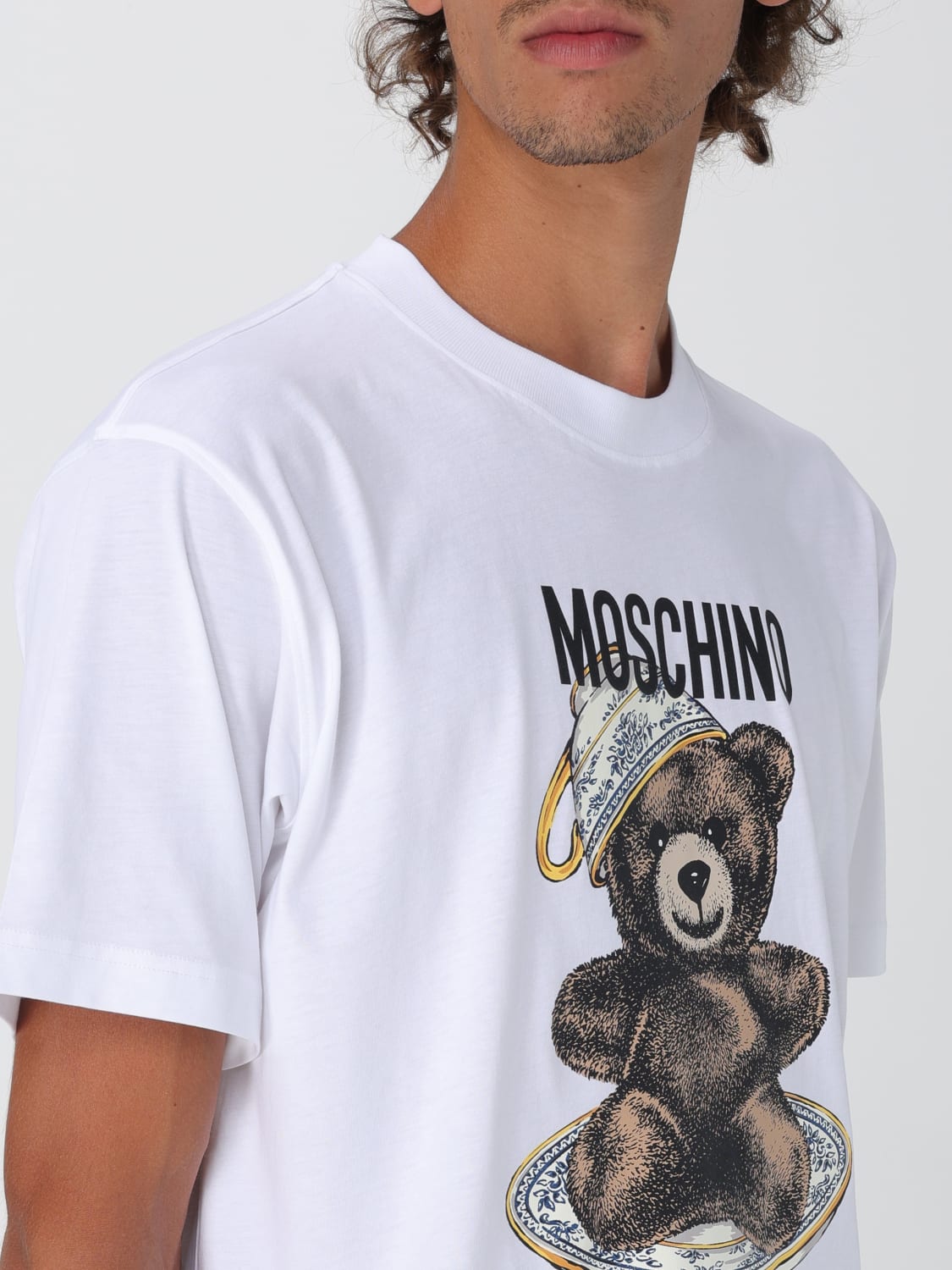 MOSCHINO COUTURE T-SHIRT: T-shirt men Moschino Couture, White - Img 5