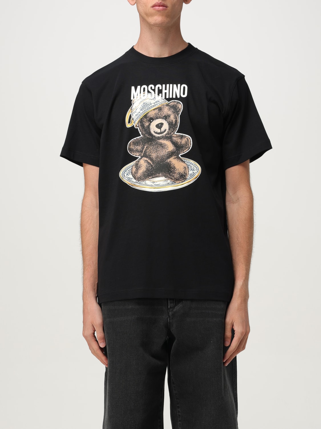 MOSCHINO COUTURE T-SHIRT: T-shirt men Moschino Couture, Black - Img 1