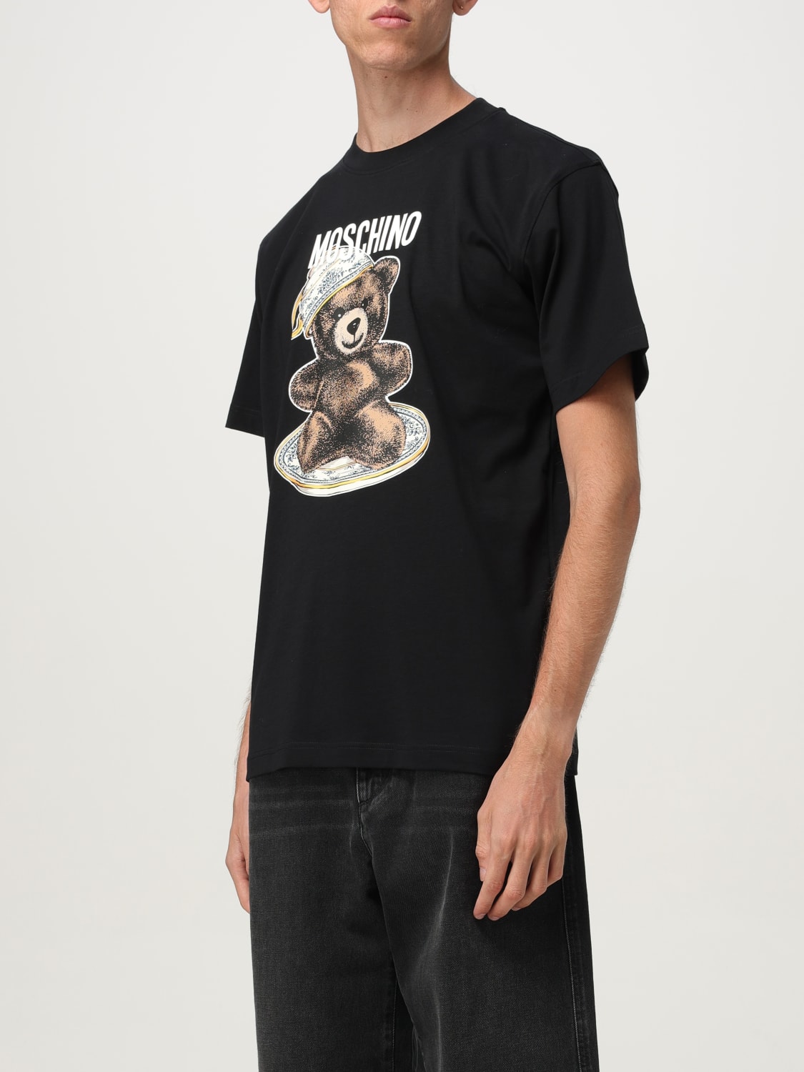 MOSCHINO COUTURE T-SHIRT: T-shirt men Moschino Couture, Black - Img 3