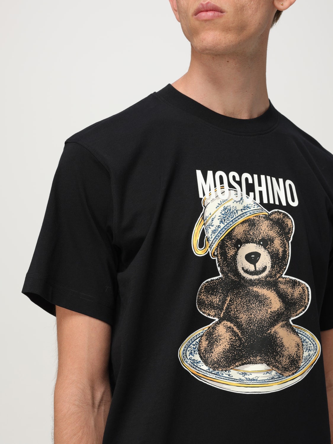 MOSCHINO COUTURE T-SHIRT: T-shirt men Moschino Couture, Black - Img 4