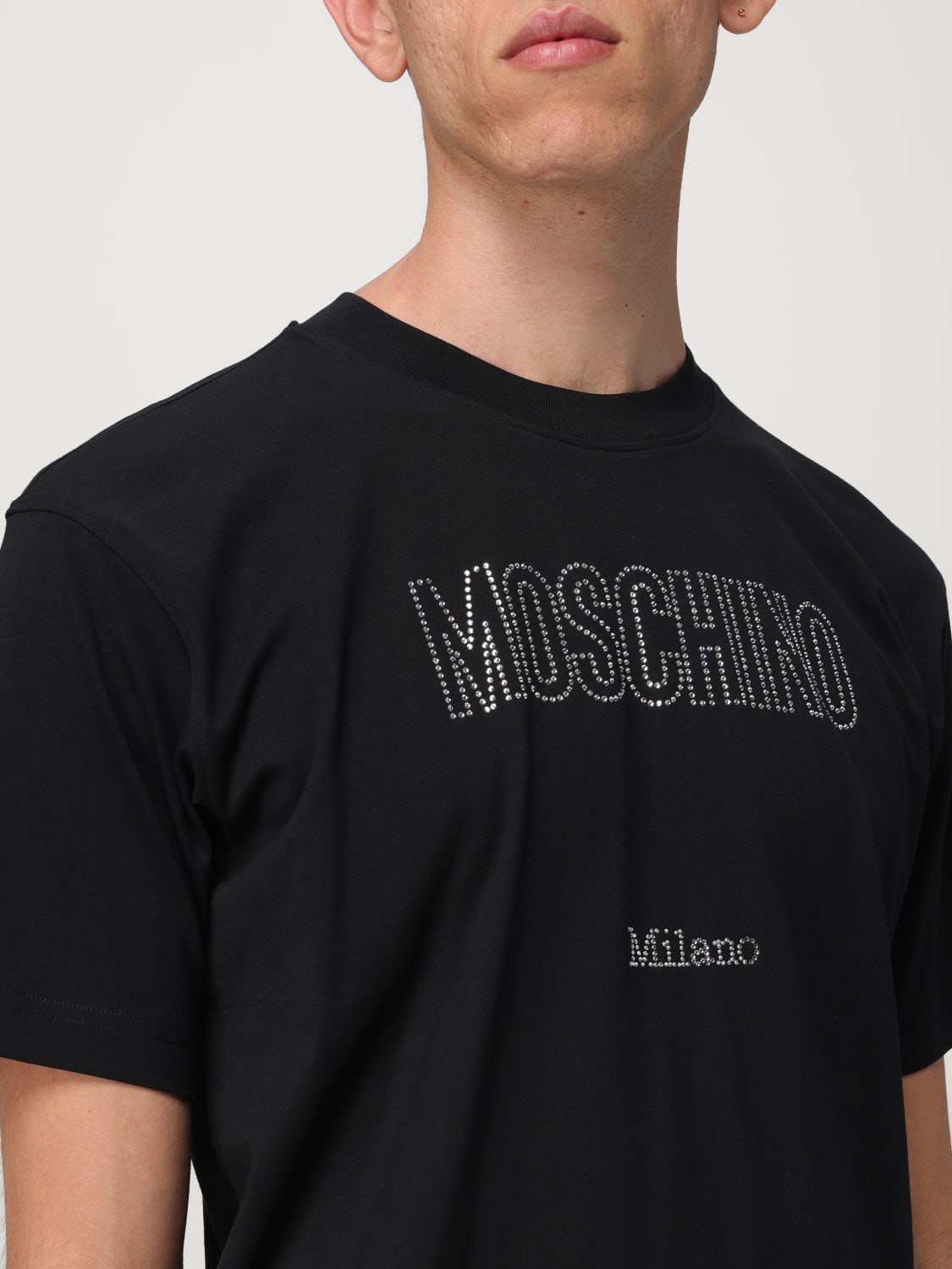MOSCHINO COUTURE T-SHIRT: T-shirt men Moschino Couture, Black - Img 4
