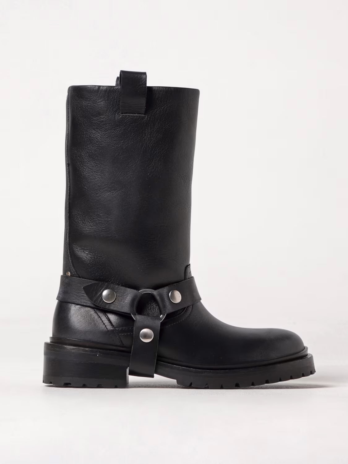 GOLDEN GOOSE BOTAS: Botines planos mujer Golden Goose, Negro - Img 1