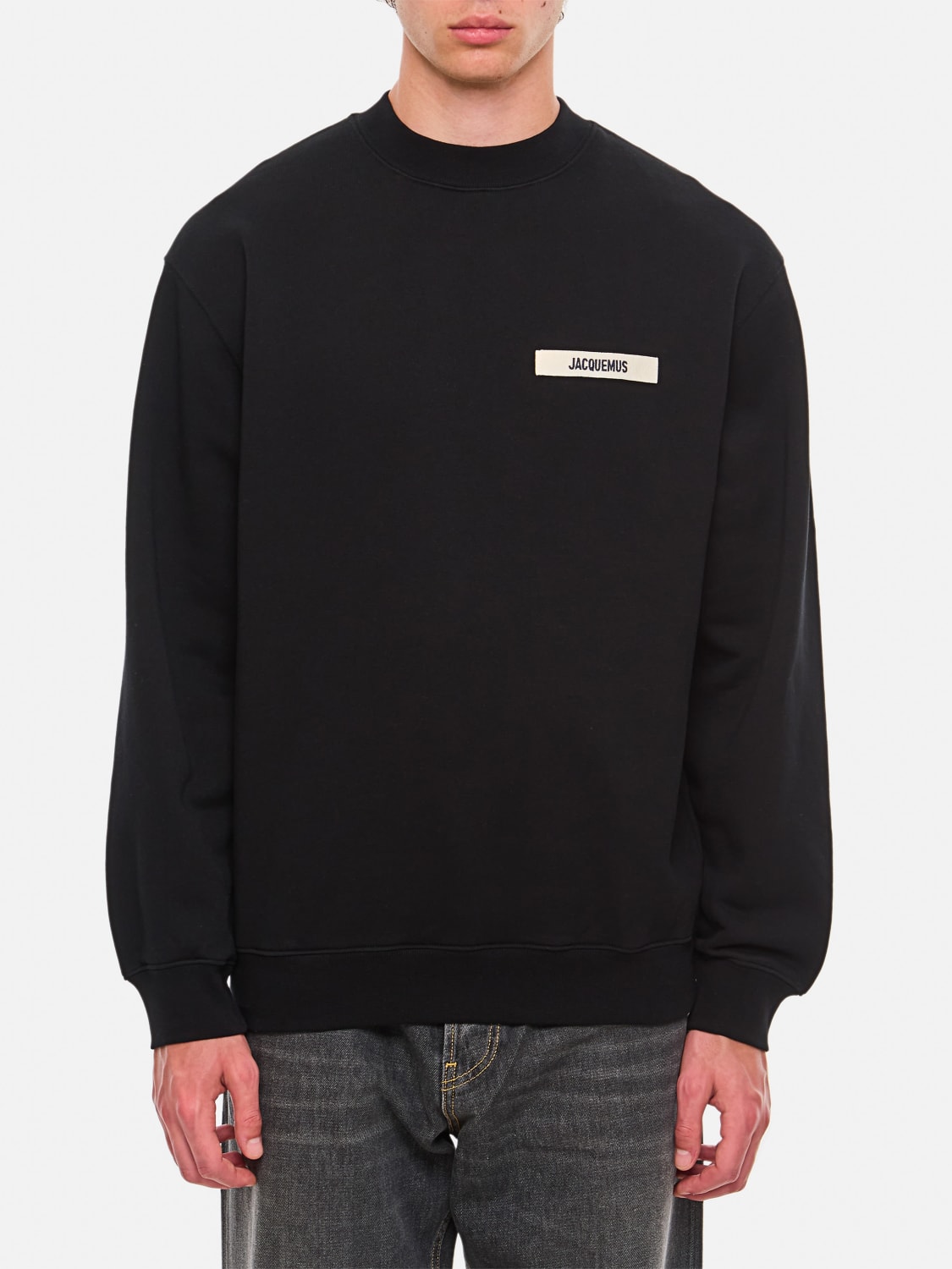 JACQUEMUS SWEATSHIRT: Sweatshirt men Jacquemus, Black - Img 1