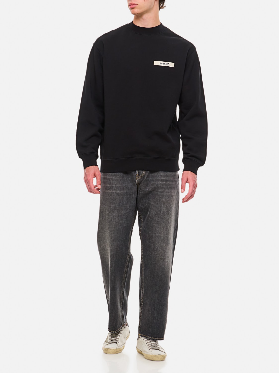 JACQUEMUS SWEATSHIRT: Sweatshirt men Jacquemus, Black - Img 2