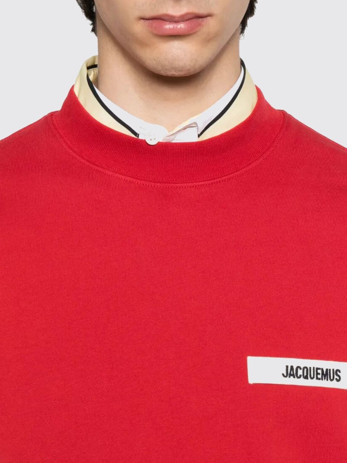 JACQUEMUS SWEATSHIRT: Sweatshirt herren Jacquemus, Rot - Img 3