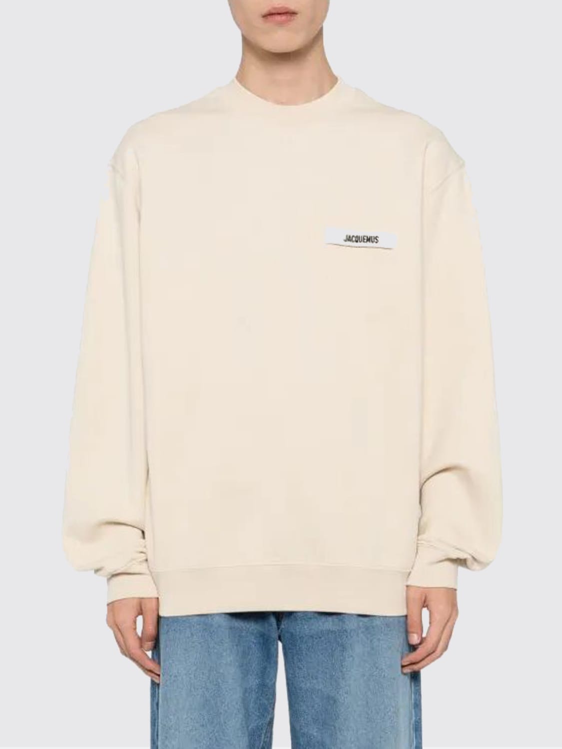 JACQUEMUS SWEATSHIRT: Sweatshirt men Jacquemus, Beige - Img 1