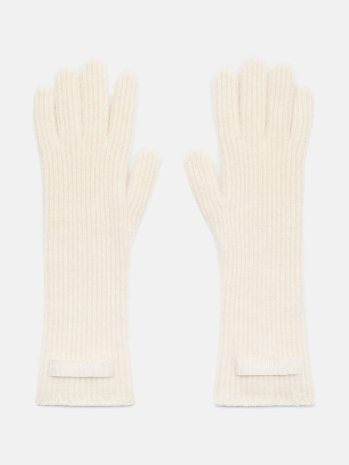 JACQUEMUS GLOVES: Gloves woman Jacquemus, White - Img 1