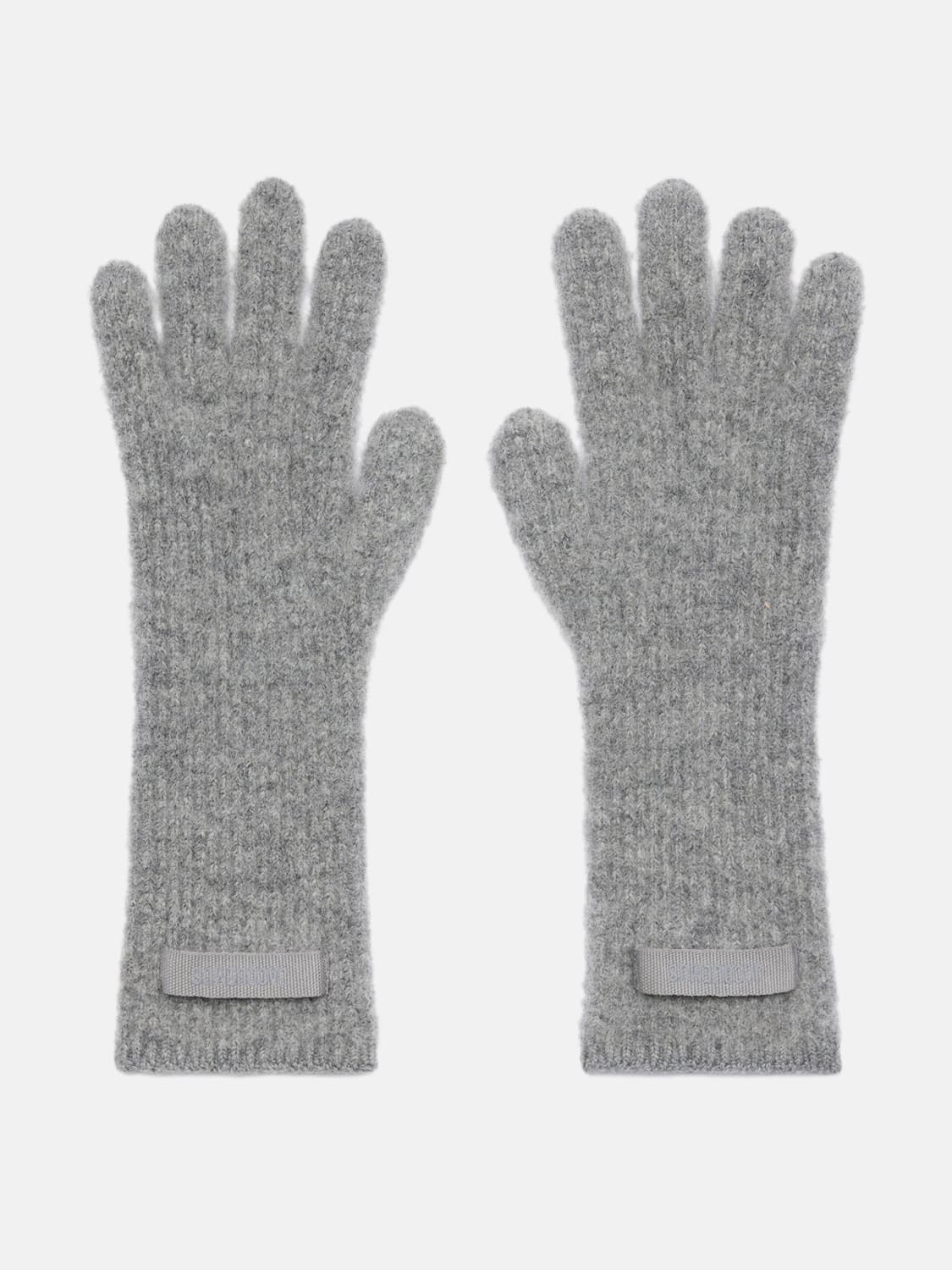 JACQUEMUS GLOVES: Gloves woman Jacquemus, Grey - Img 1