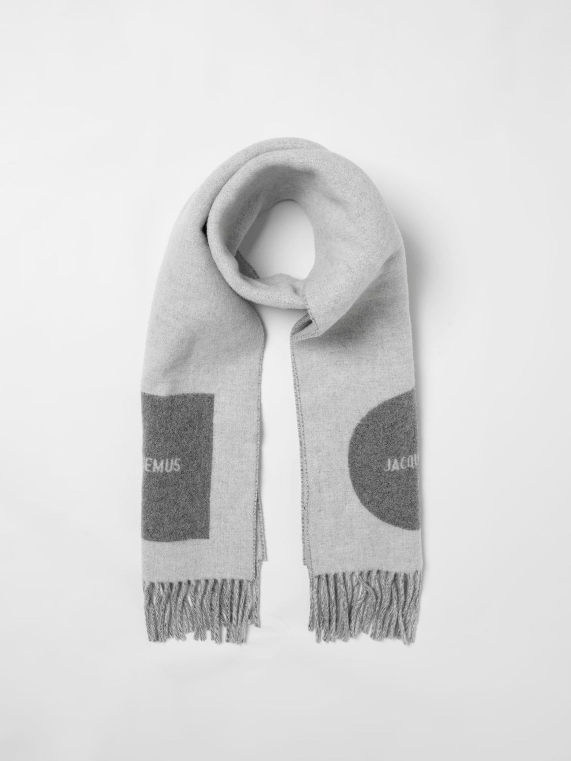 JACQUEMUS BUFANDA: Bufanda hombre Jacquemus, Gris - Img 5