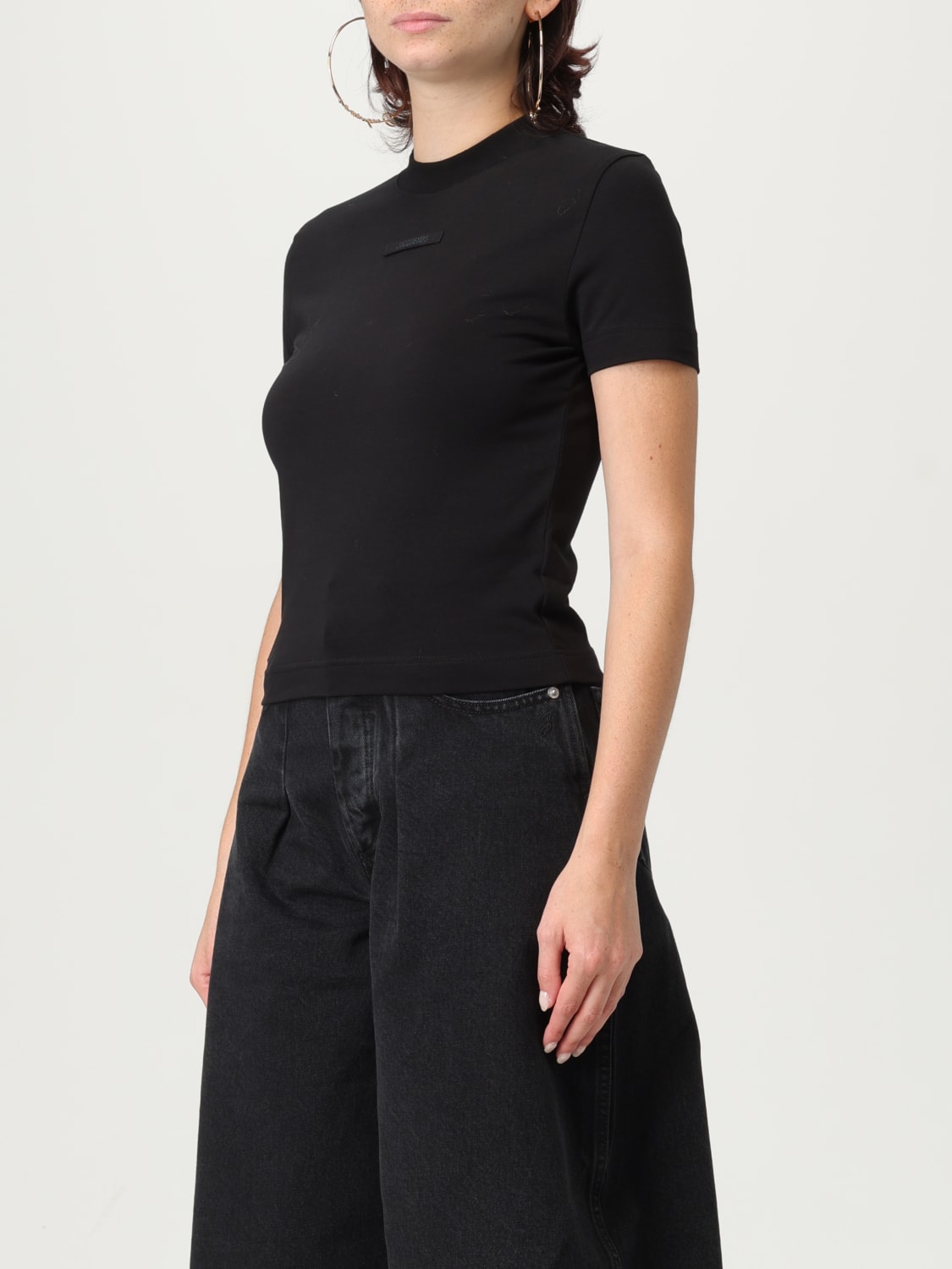 JACQUEMUS T-SHIRT: T-shirt femme Jacquemus, Noir - Img 4