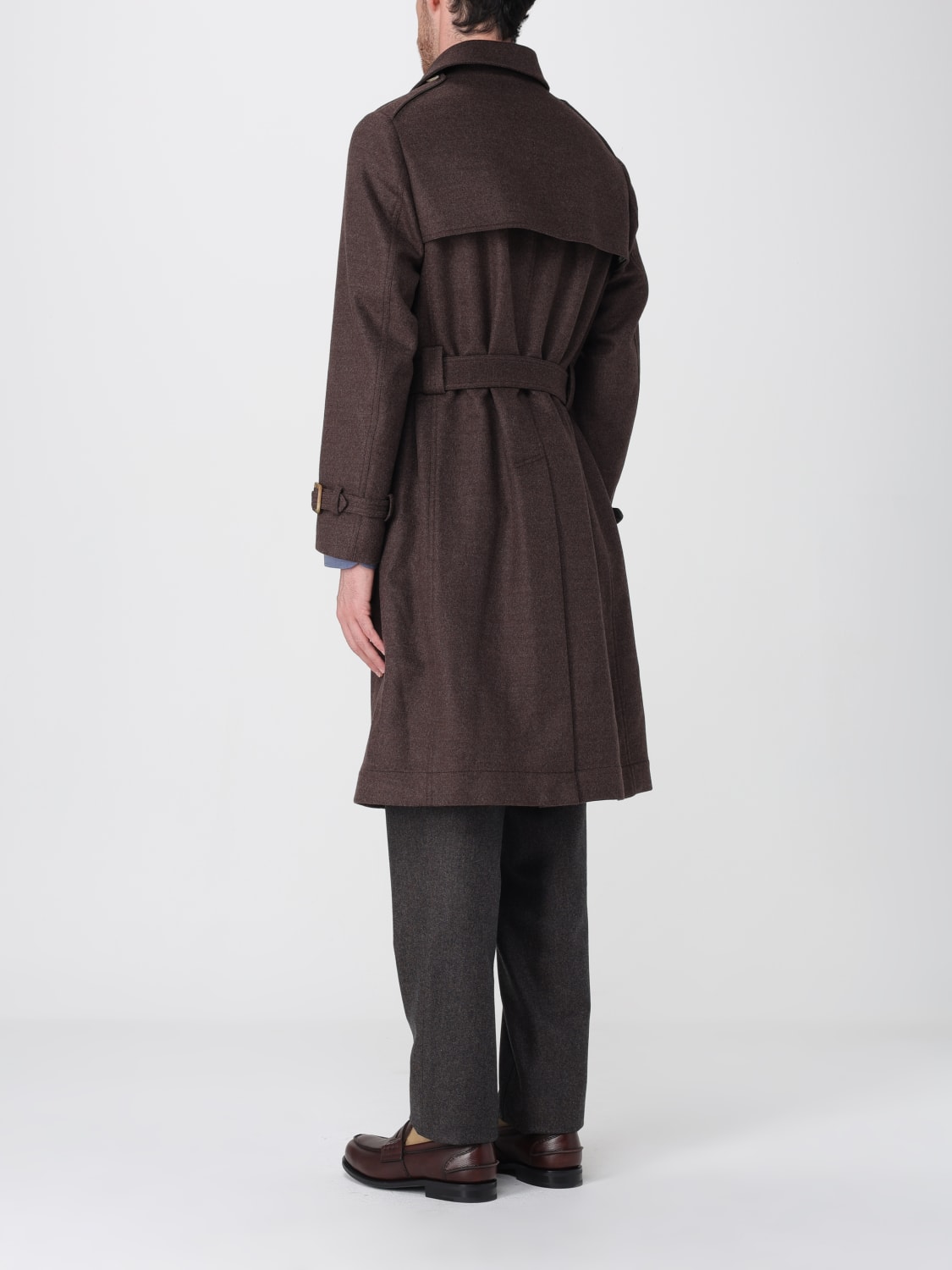 BRUNELLO CUCINELLI ABRIGO: Abrigo hombre Brunello Cucinelli, Marrón - Img 3